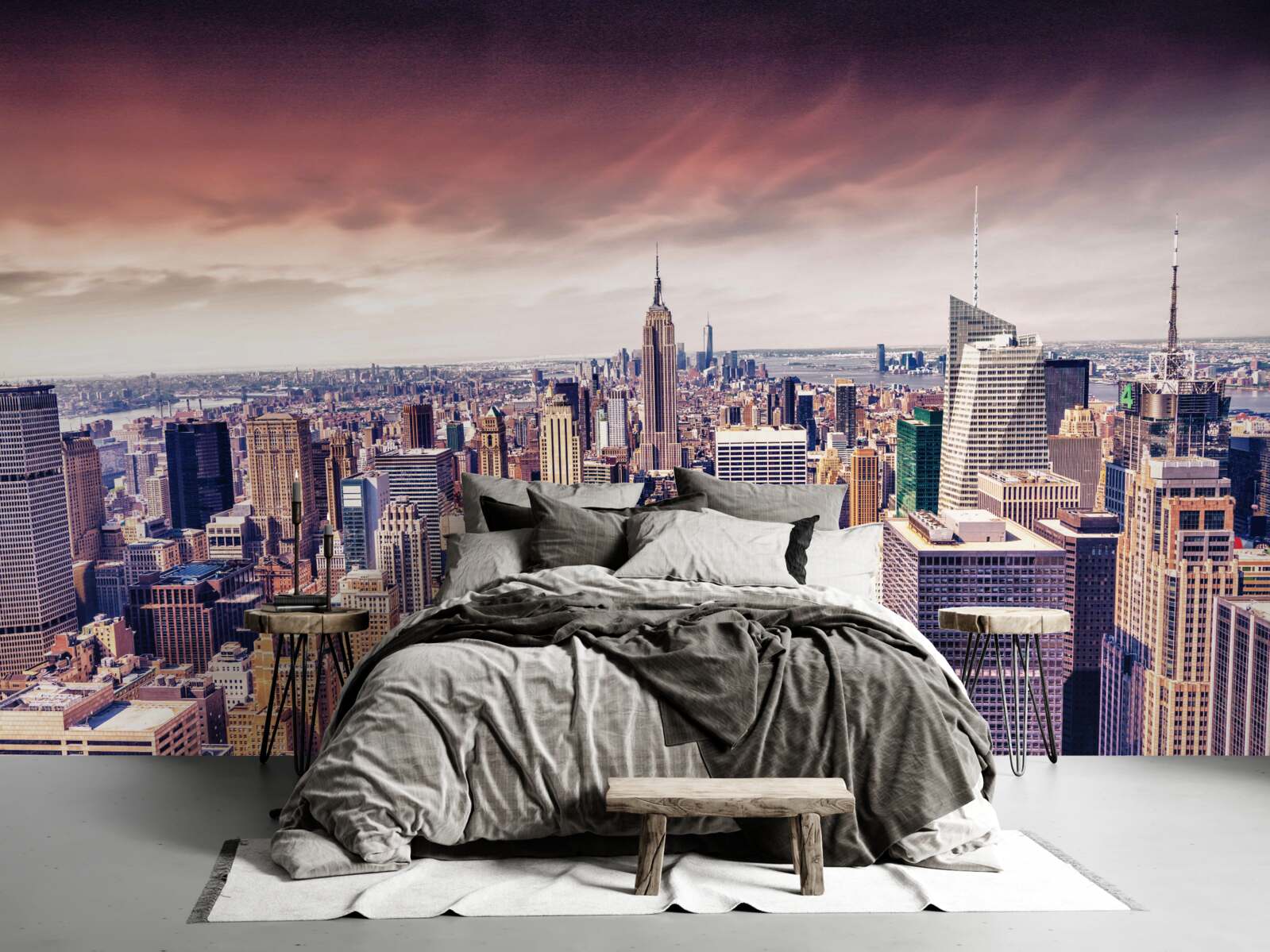 Fotobehang wolkenkrabbers van new york