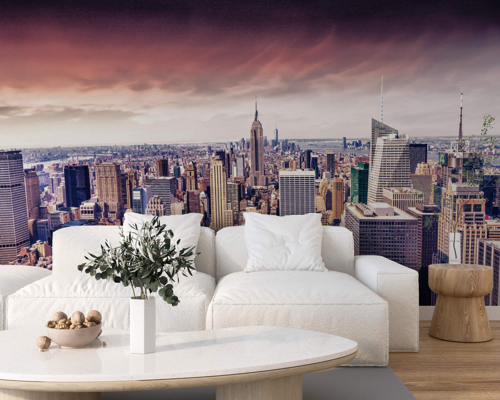 Fotobehang wolkenkrabbers van new york