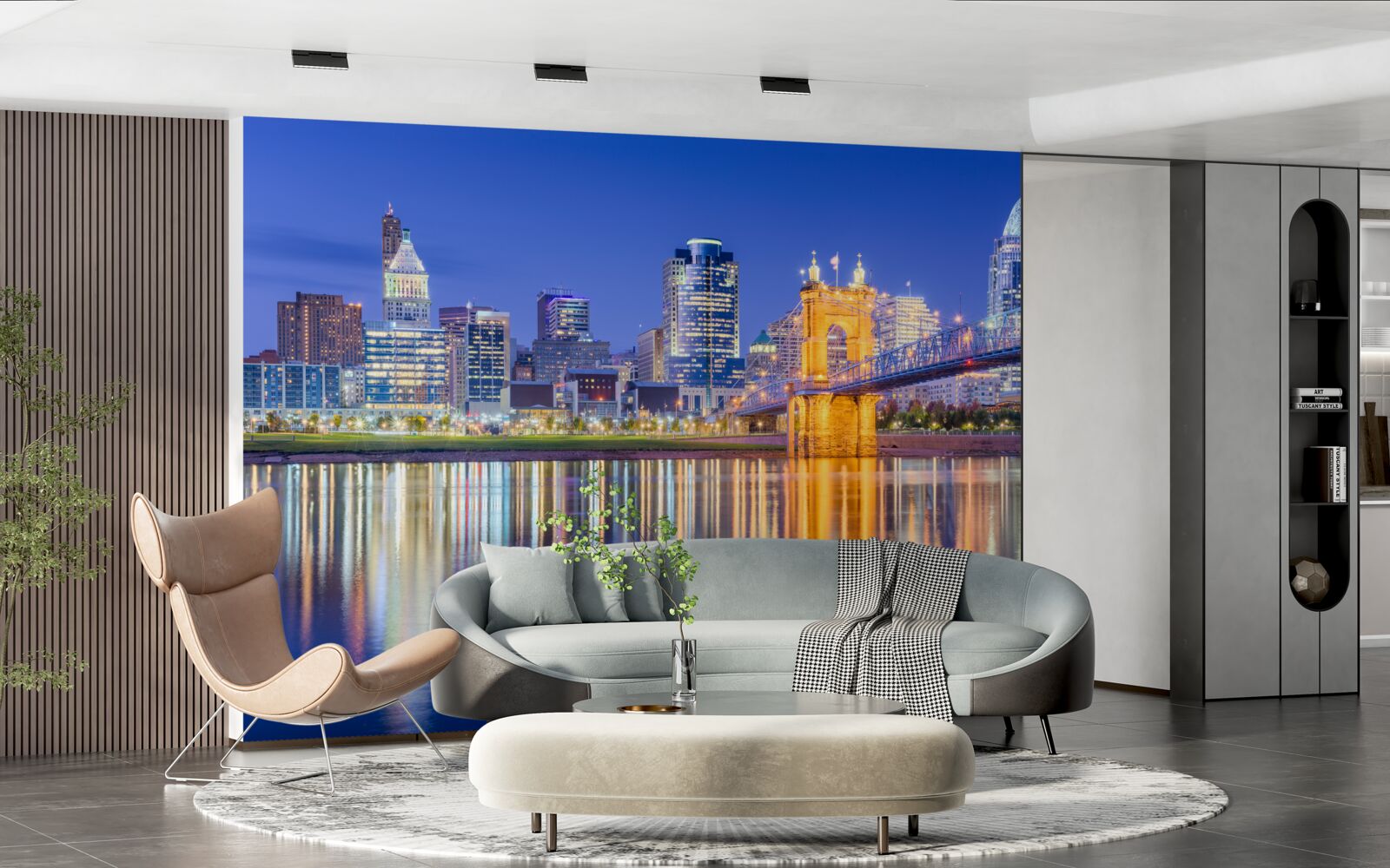 Fotobehang cincinnati nocą