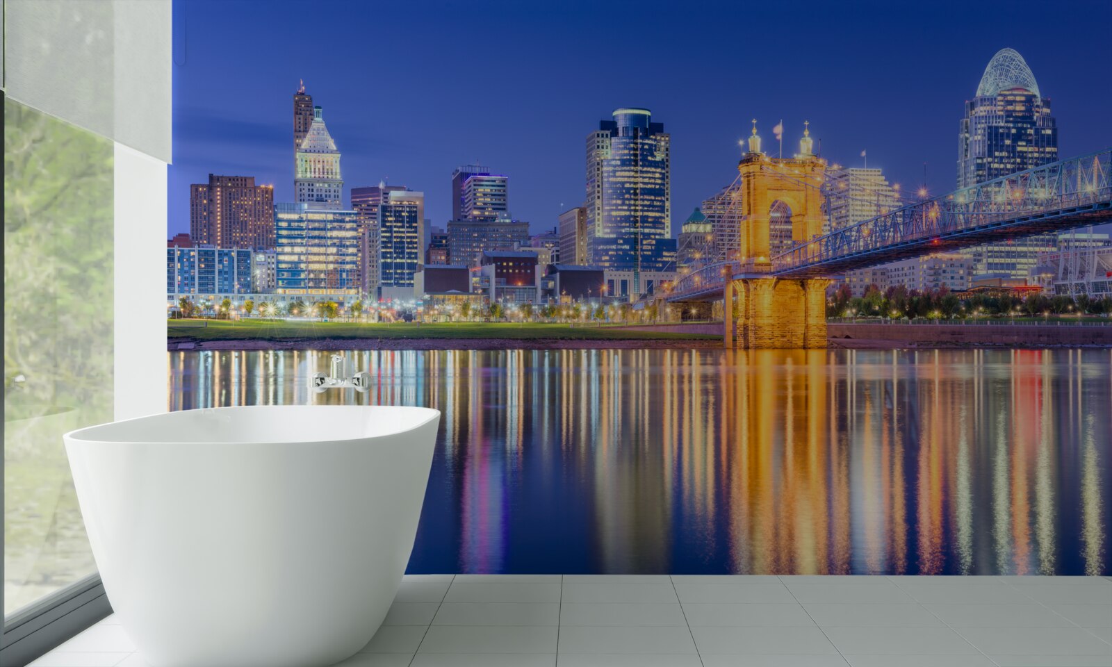 Fotobehang cincinnati nocą