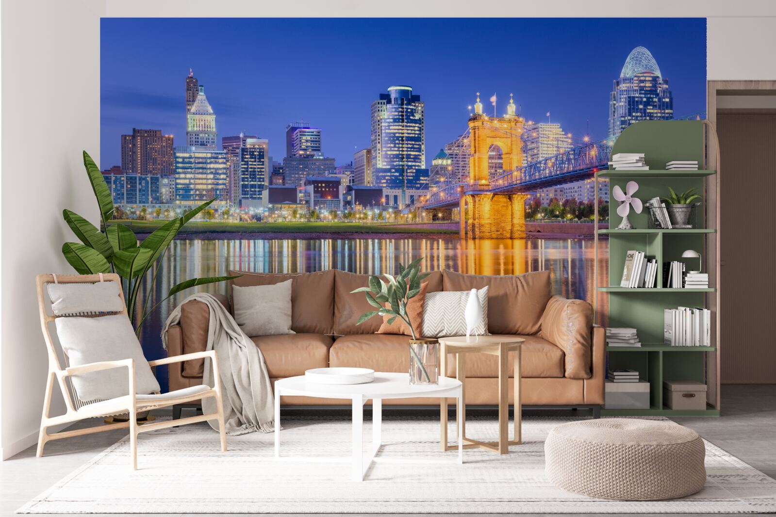 Fotobehang cincinnati nocą