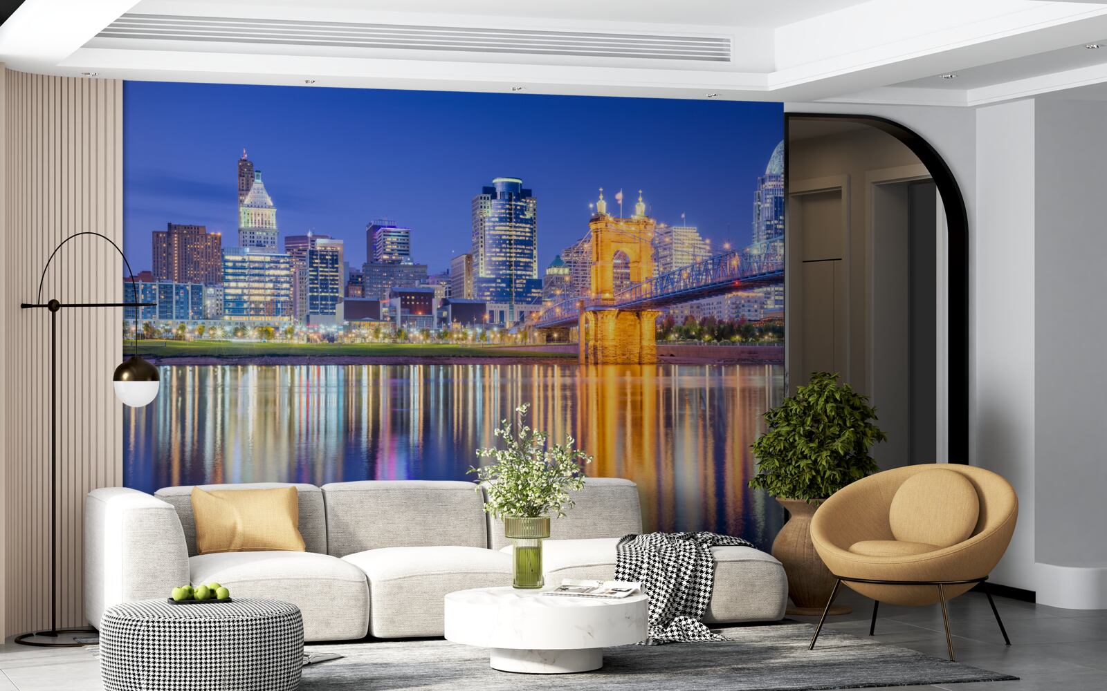 Fotobehang cincinnati nocą