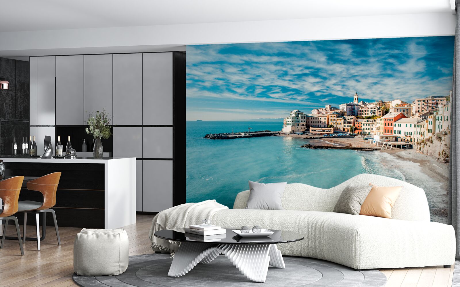 Fotobehang vreedzaam asiel van italië