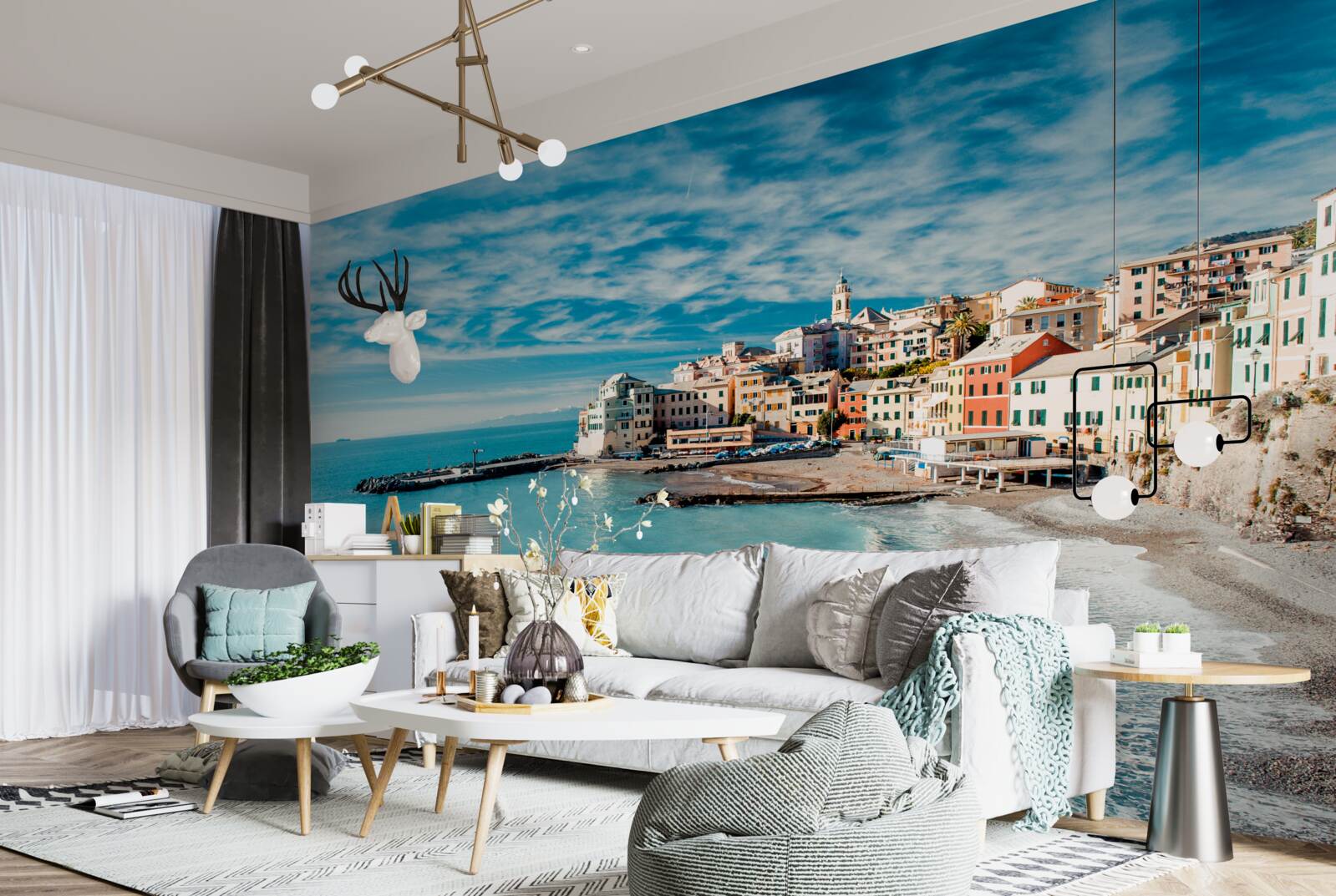 Fotobehang vreedzaam asiel van italië