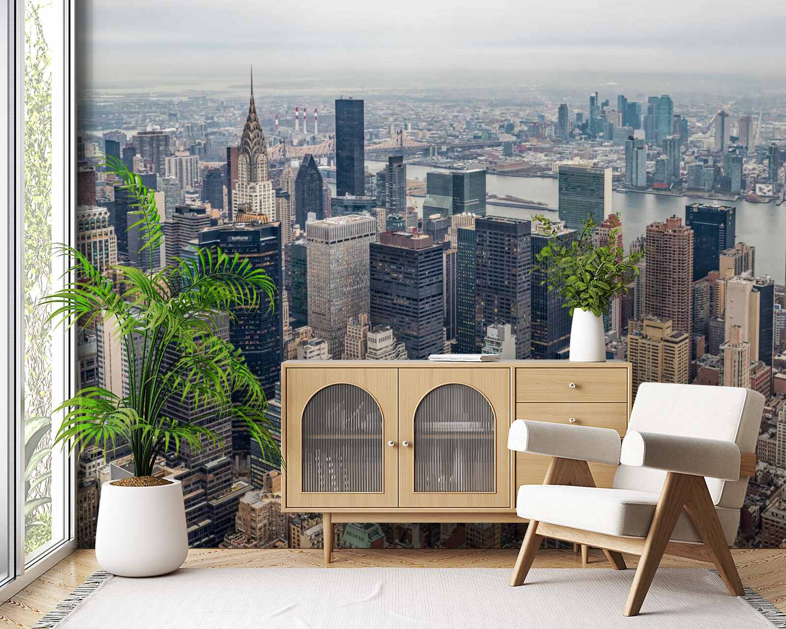 Fotobehang oversteken van new york