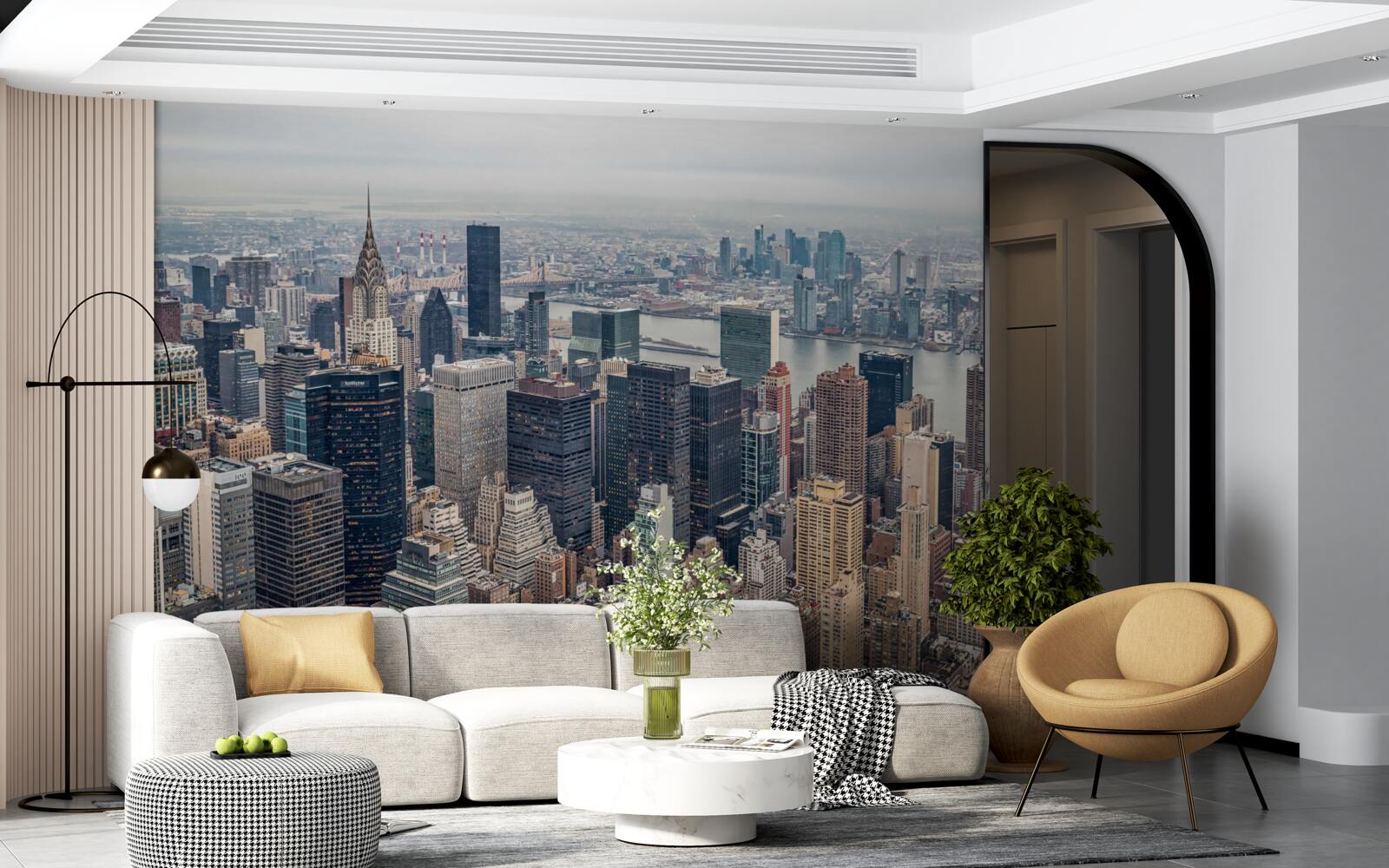 Fotobehang oversteken van new york