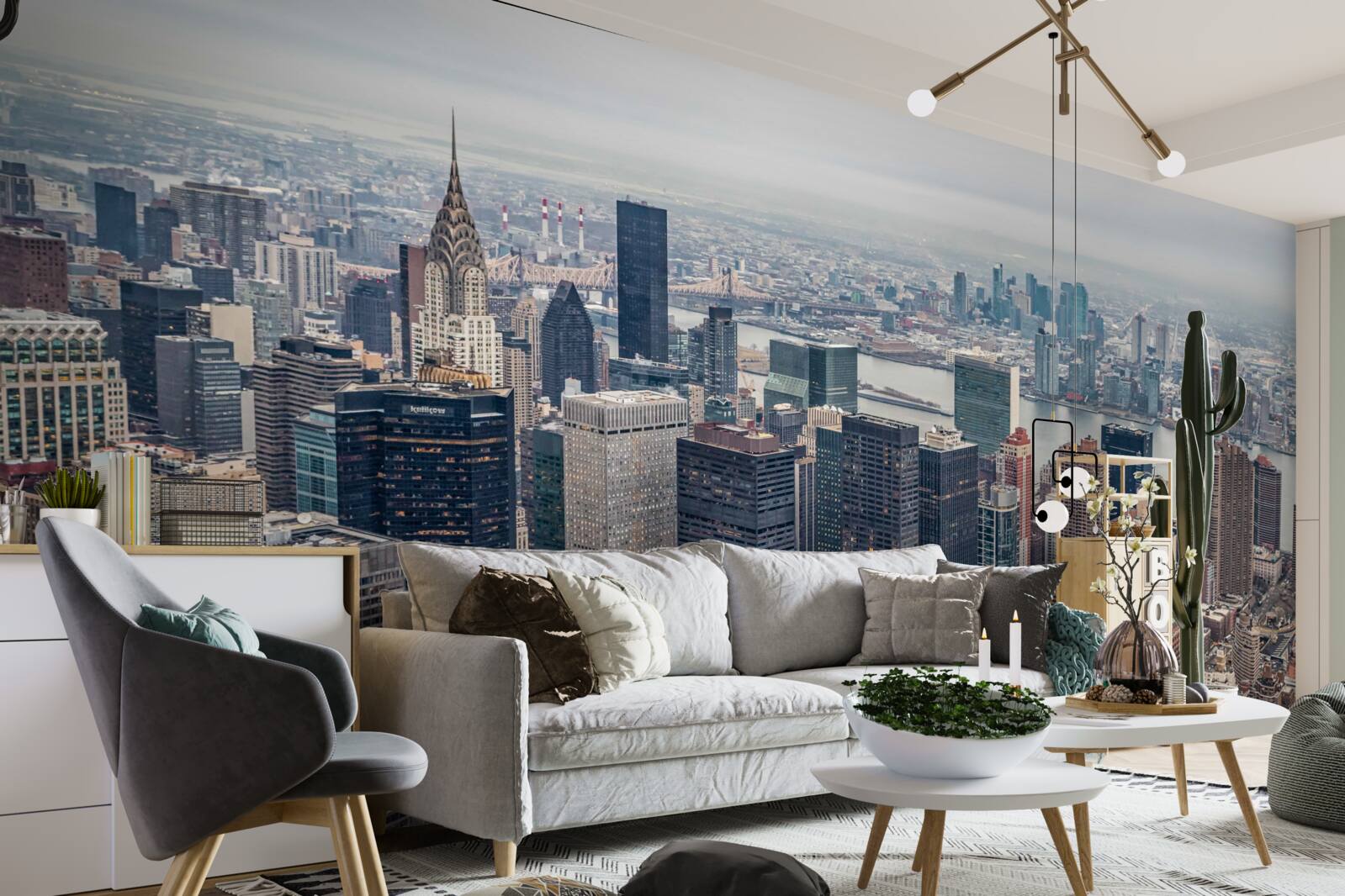 Fotobehang oversteken van new york