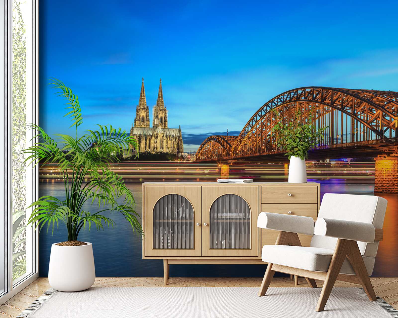 Fotobehang de hohenzollern brug ligt in de kolonie van