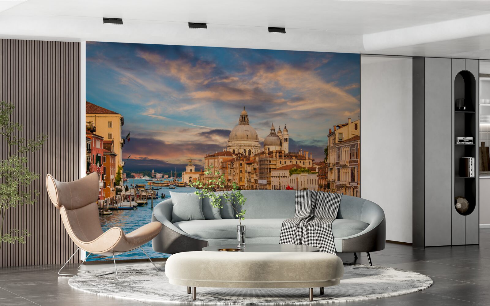 Fotobehang verplaatsen op venetiaanse schepen