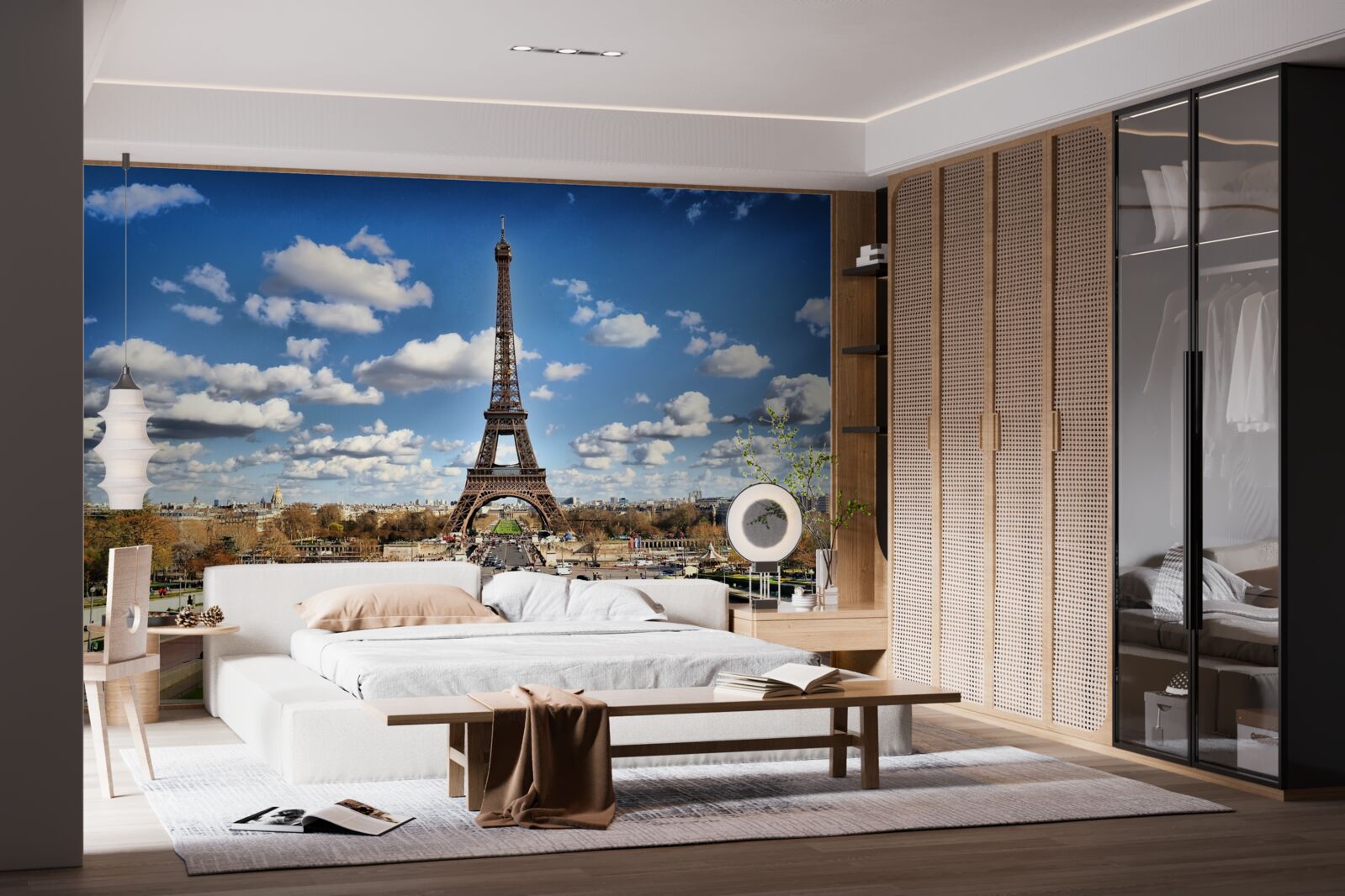 Fotobehang prachtig landschap tijdens de eifeltour