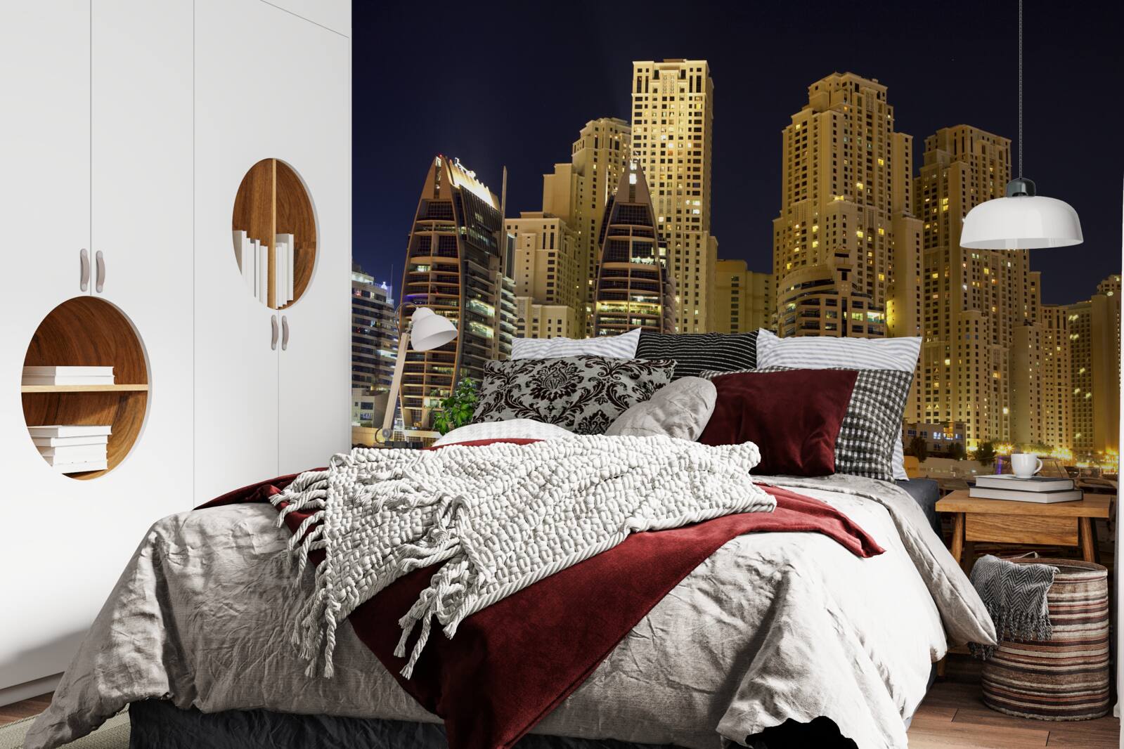 Fotobehang abu zabi onder dekking van de duisternis