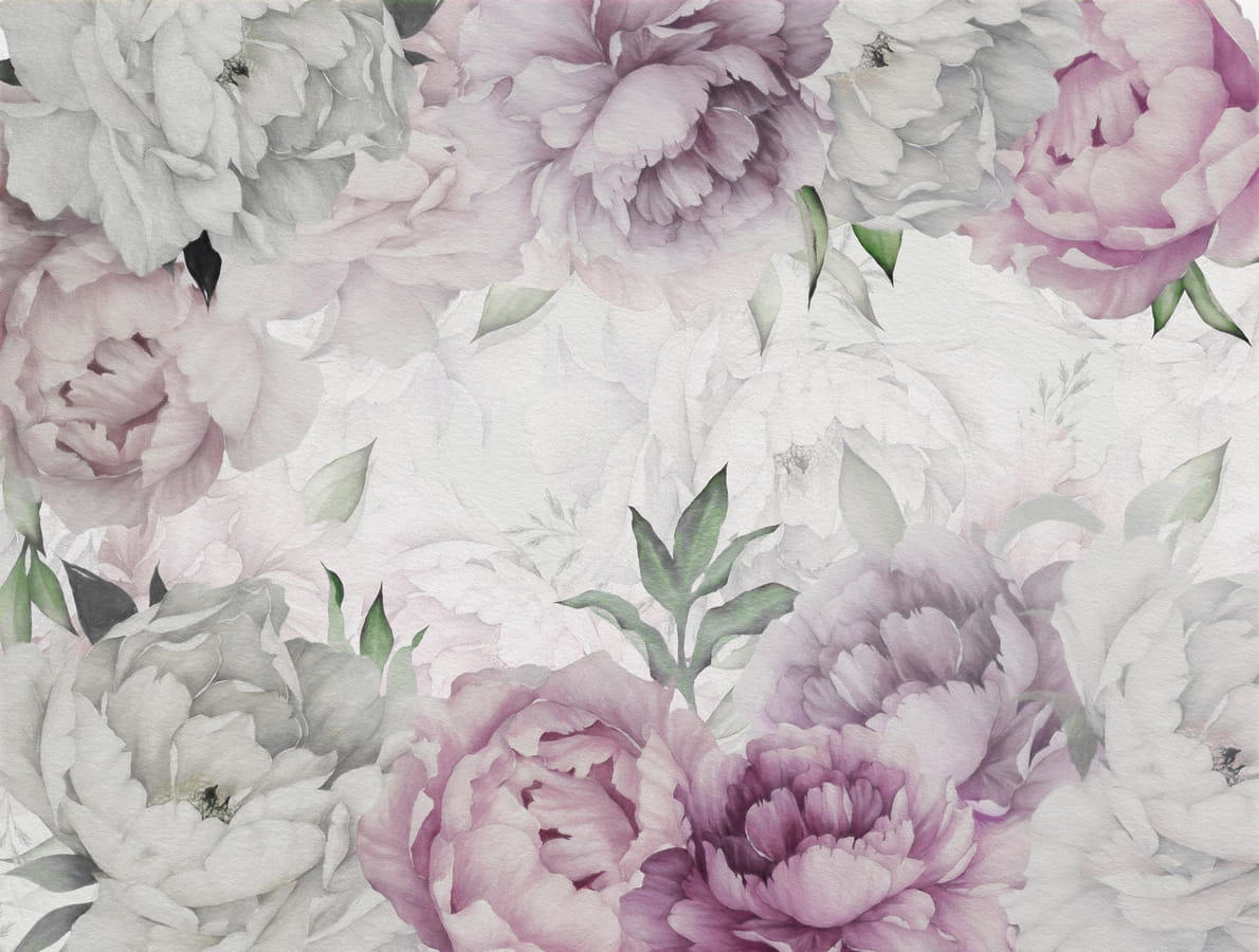 Fotobehang elegante bloemknoppen