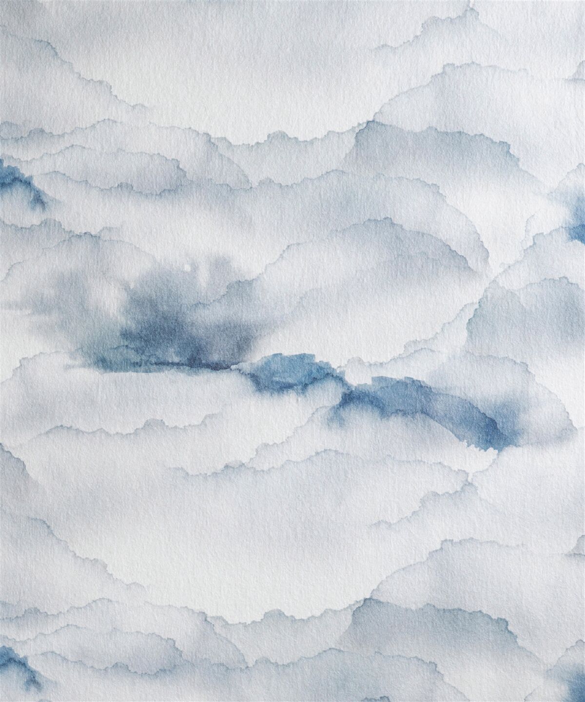 Fotobehang bewolkt met regen