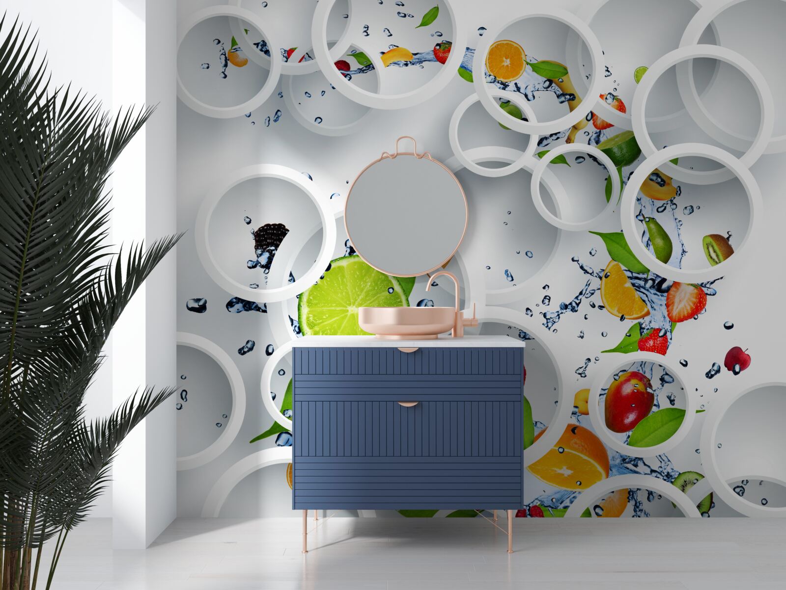 Fotobehang fruitspel