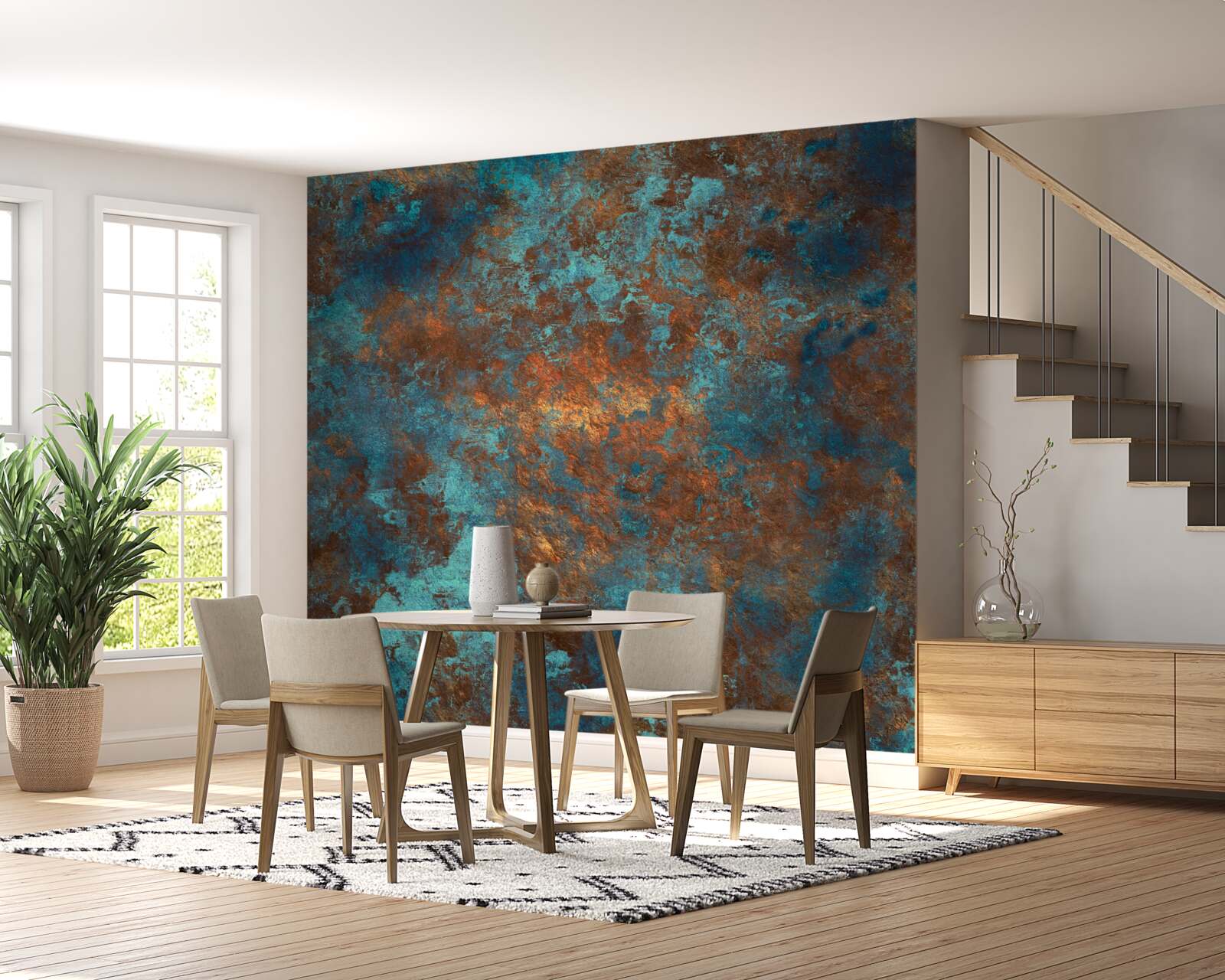 Fotobehang antiek brons