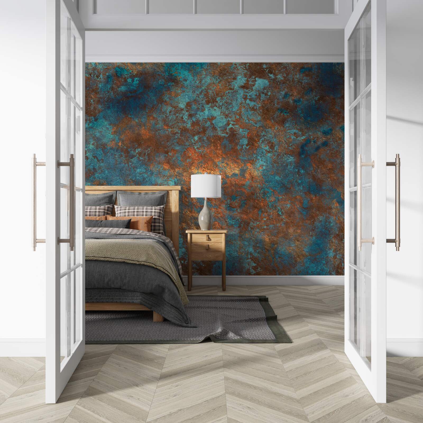 Fotobehang antiek brons