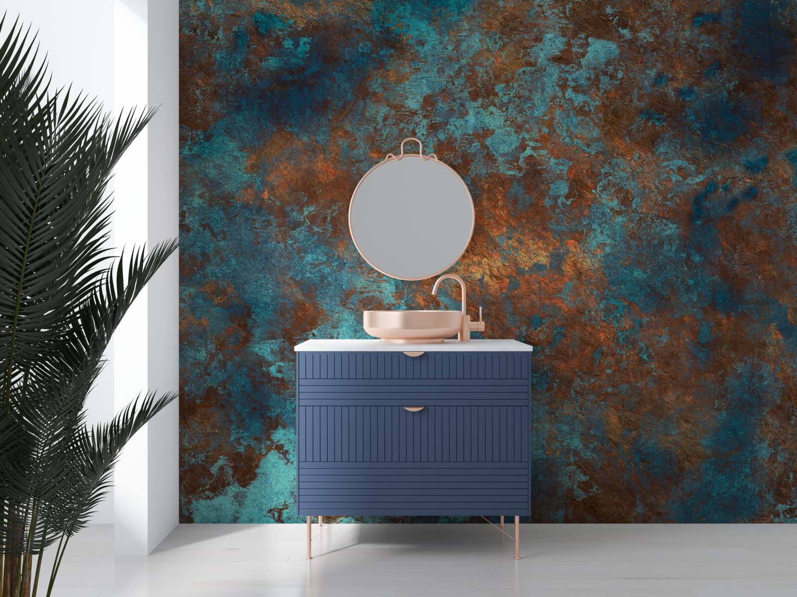 Fotobehang antiek brons