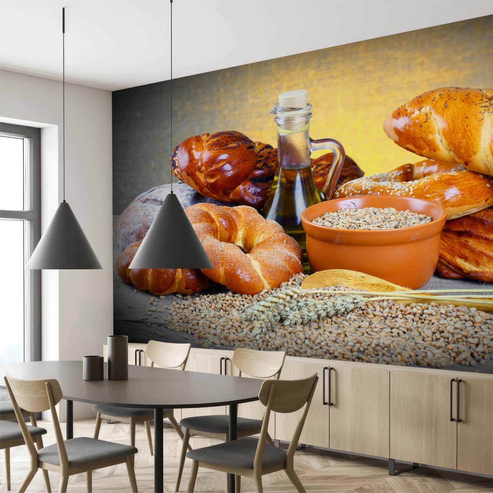 Fotobehang bakwaren die verleiden met een aangenaam aroma