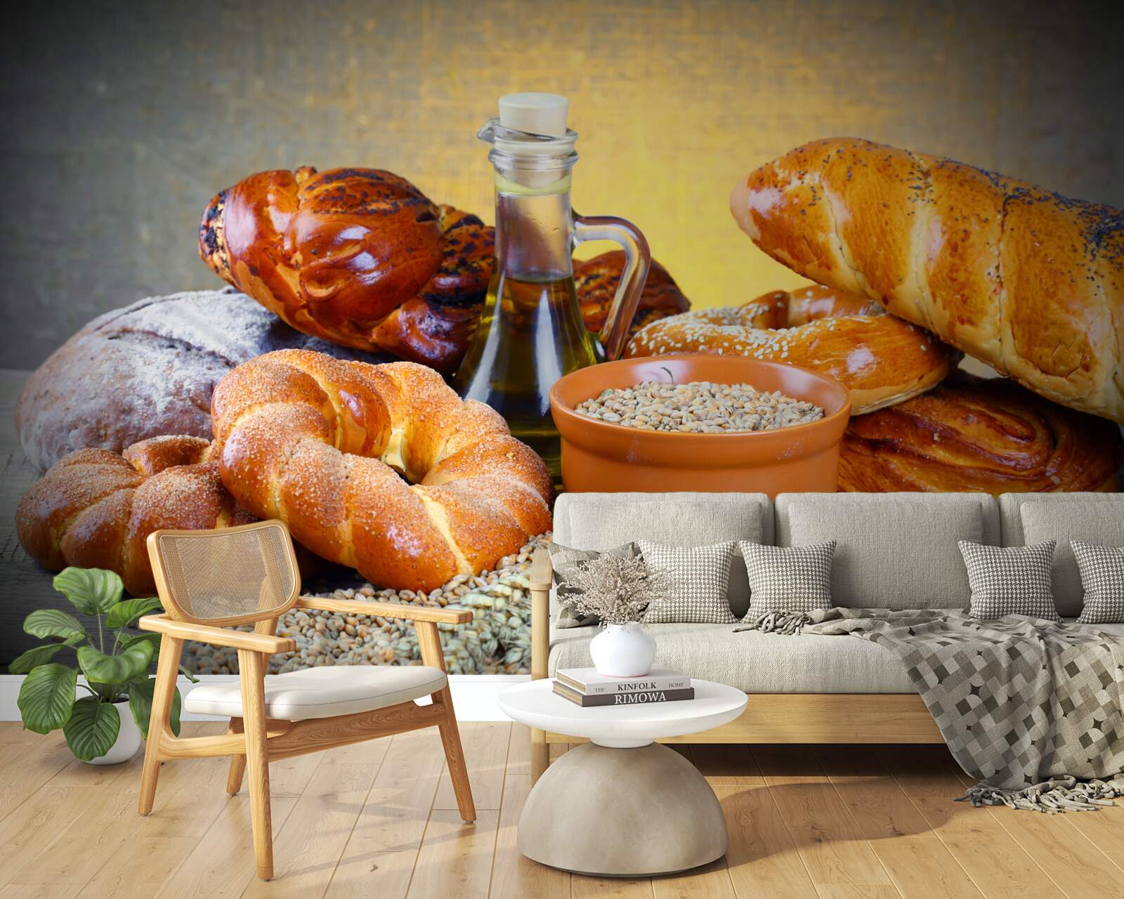 Fotobehang bakwaren die verleiden met een aangenaam aroma