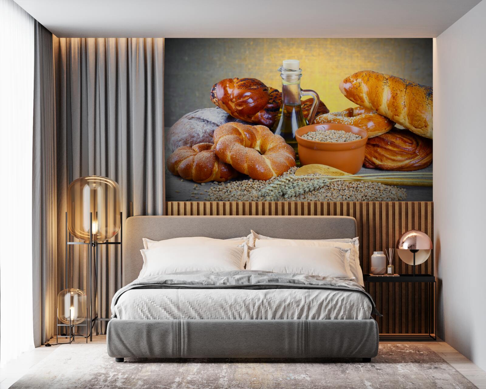 Fotobehang bakwaren die verleiden met een aangenaam aroma