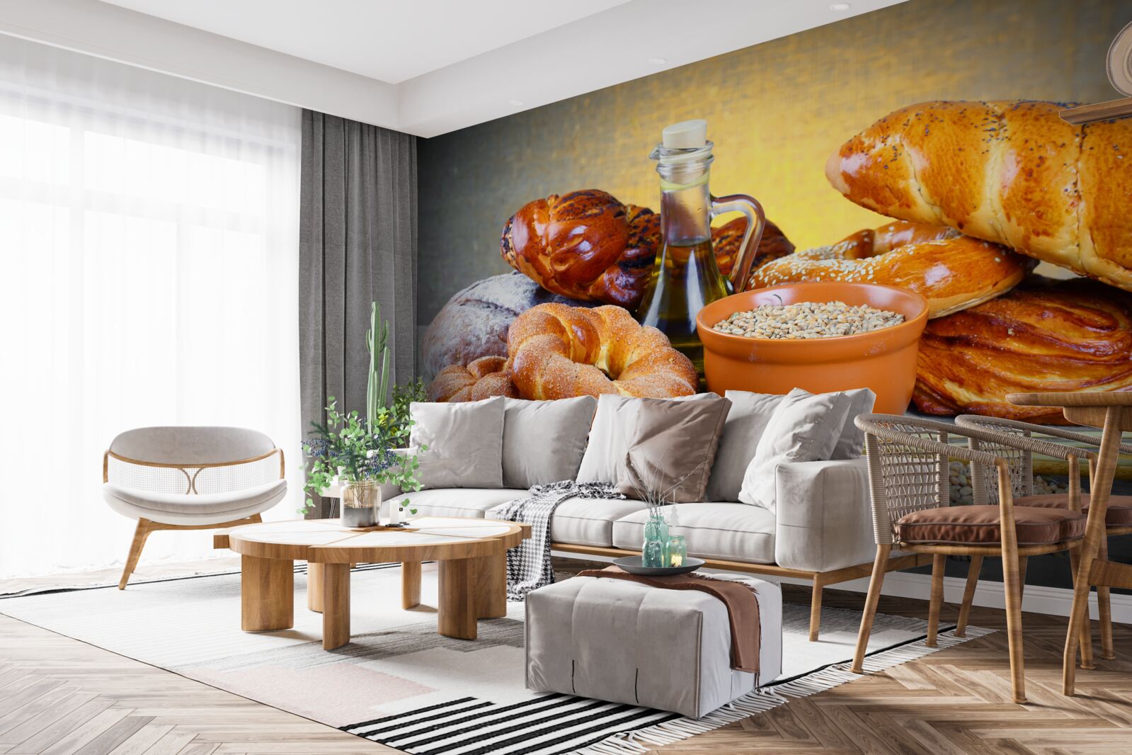 Fotobehang bakwaren die verleiden met een aangenaam aroma