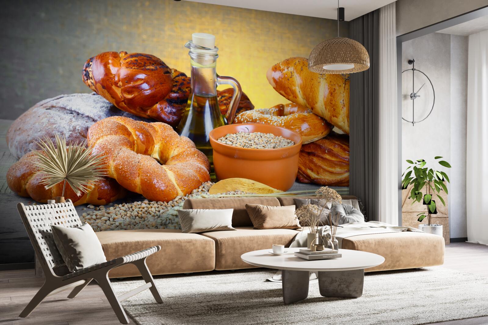 Fotobehang bakwaren die verleiden met een aangenaam aroma