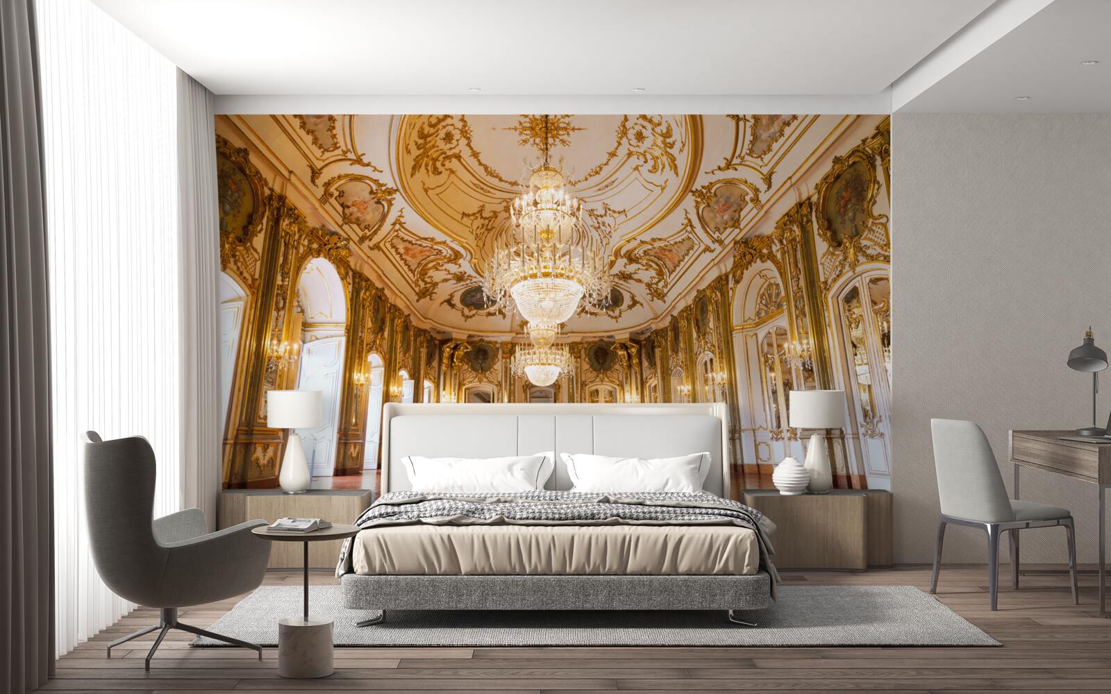 Fotobehang queluz paleis project