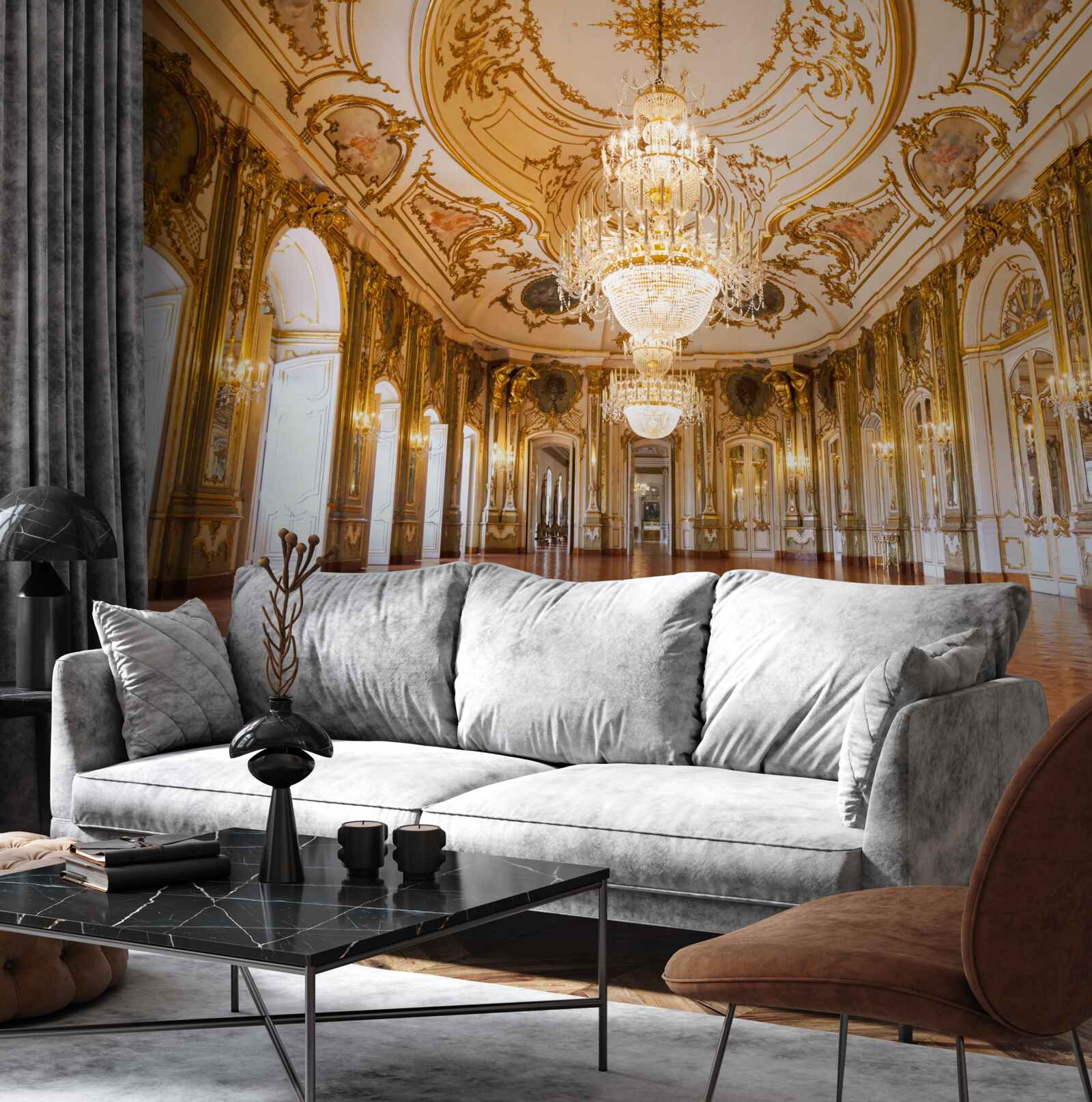 Fotobehang queluz paleis project