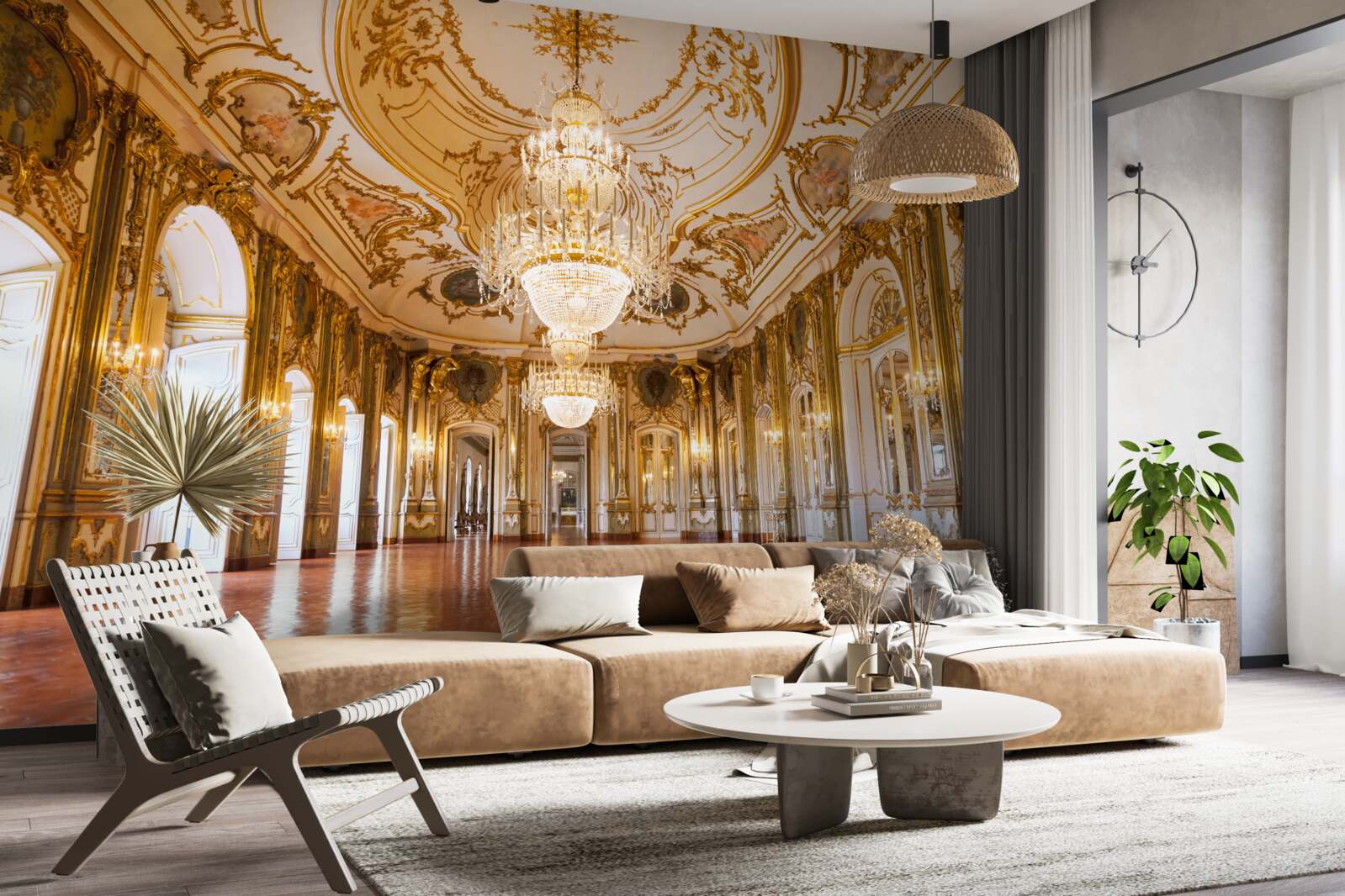 Fotobehang queluz paleis project