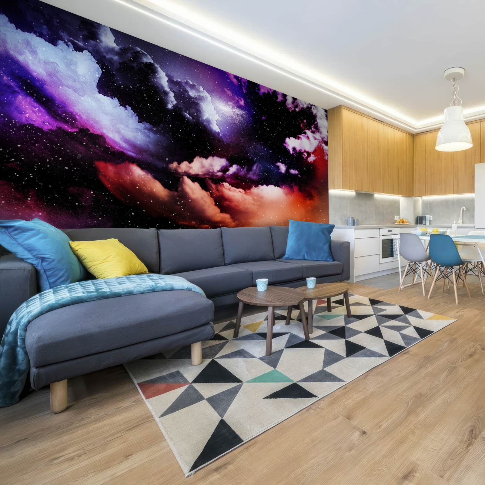 Fotobehang de hemel betovert met zijn schoonheid