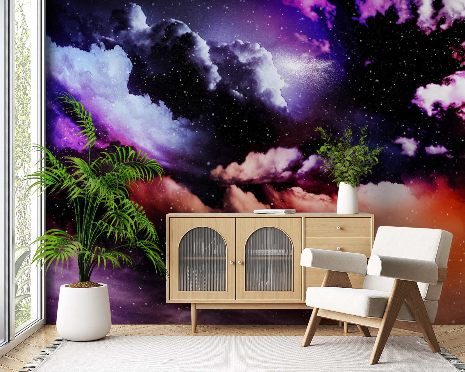 Fotobehang de hemel betovert met zijn schoonheid