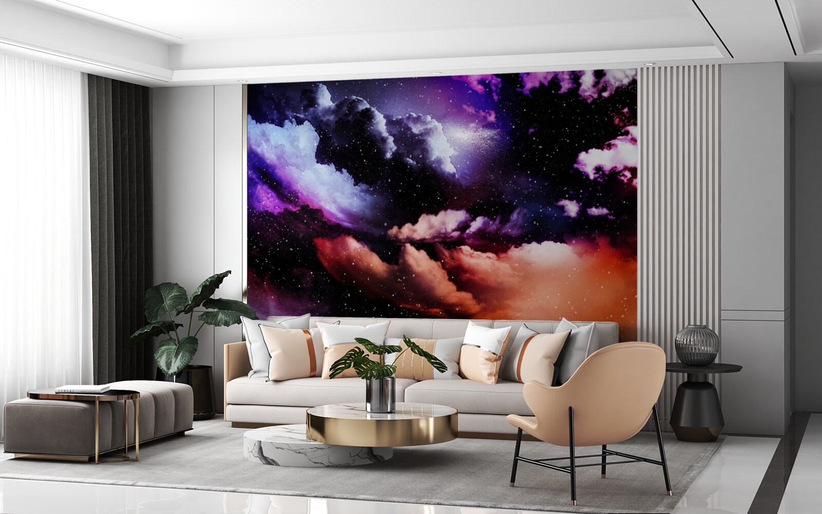 Fotobehang de hemel betovert met zijn schoonheid