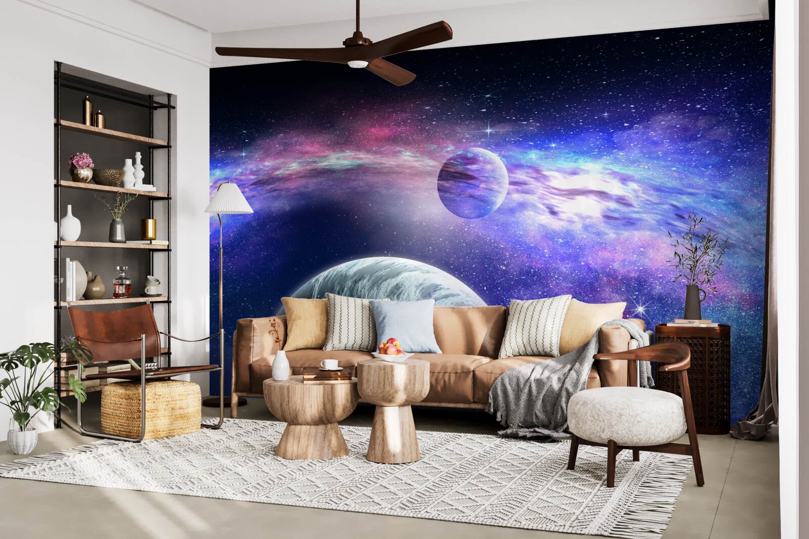 Fotobehang onopgeloste diepten van het universum