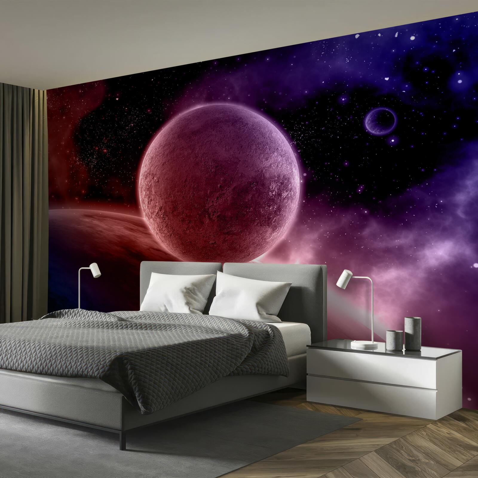 Fotobehang onontdekte planeten van onze ruimte