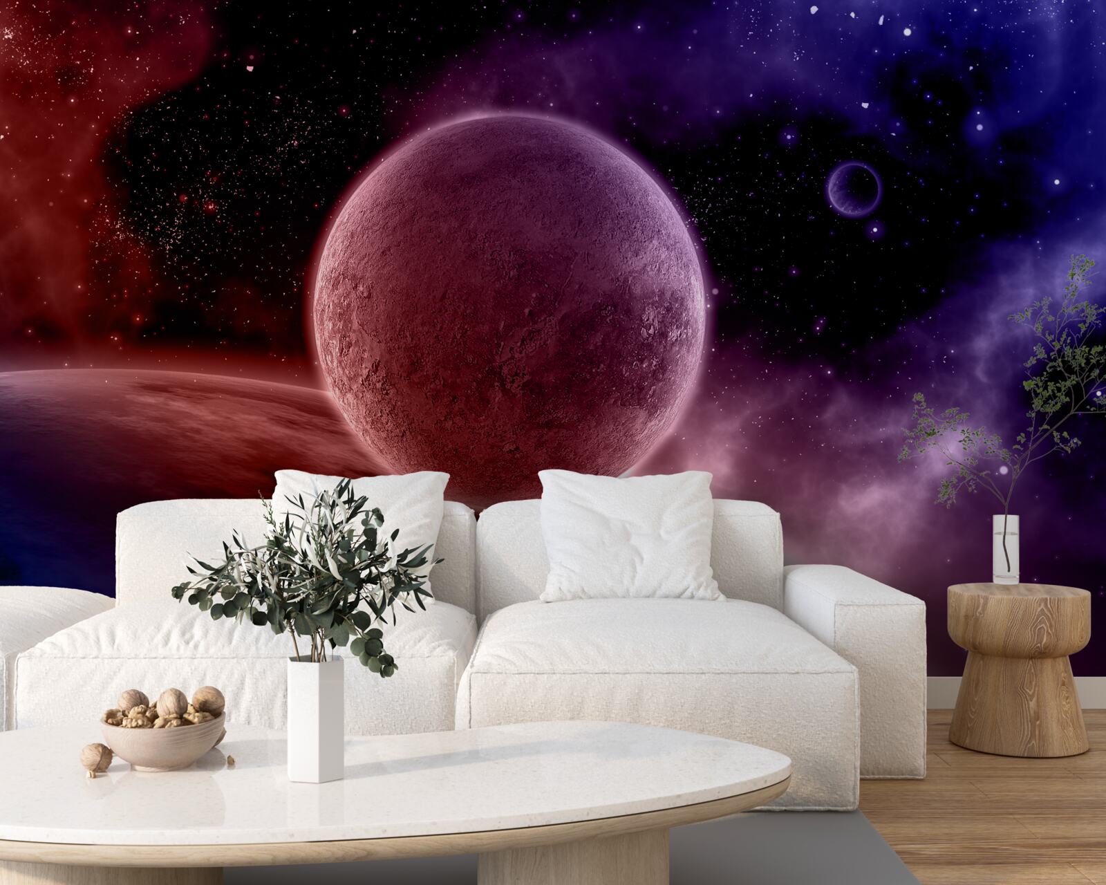 Fotobehang onontdekte planeten van onze ruimte