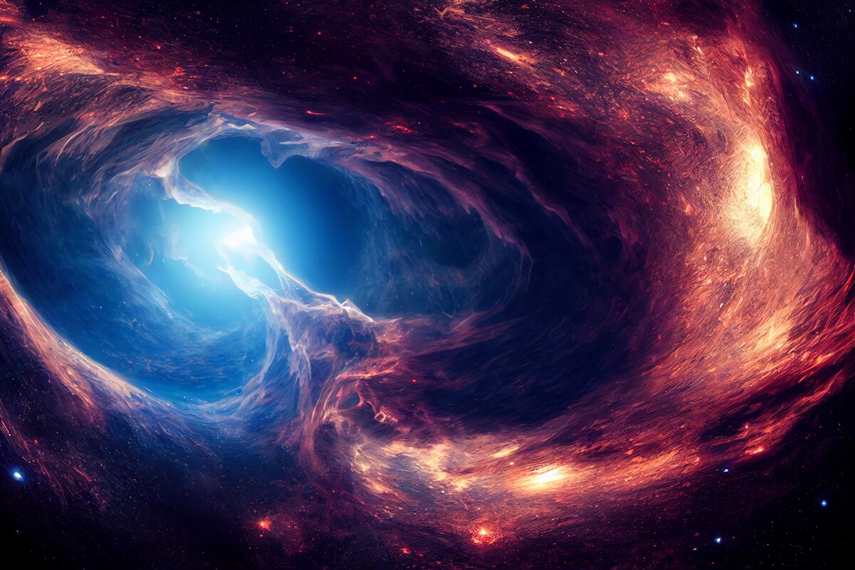 Fotobehang nevels en het kosmische systeem