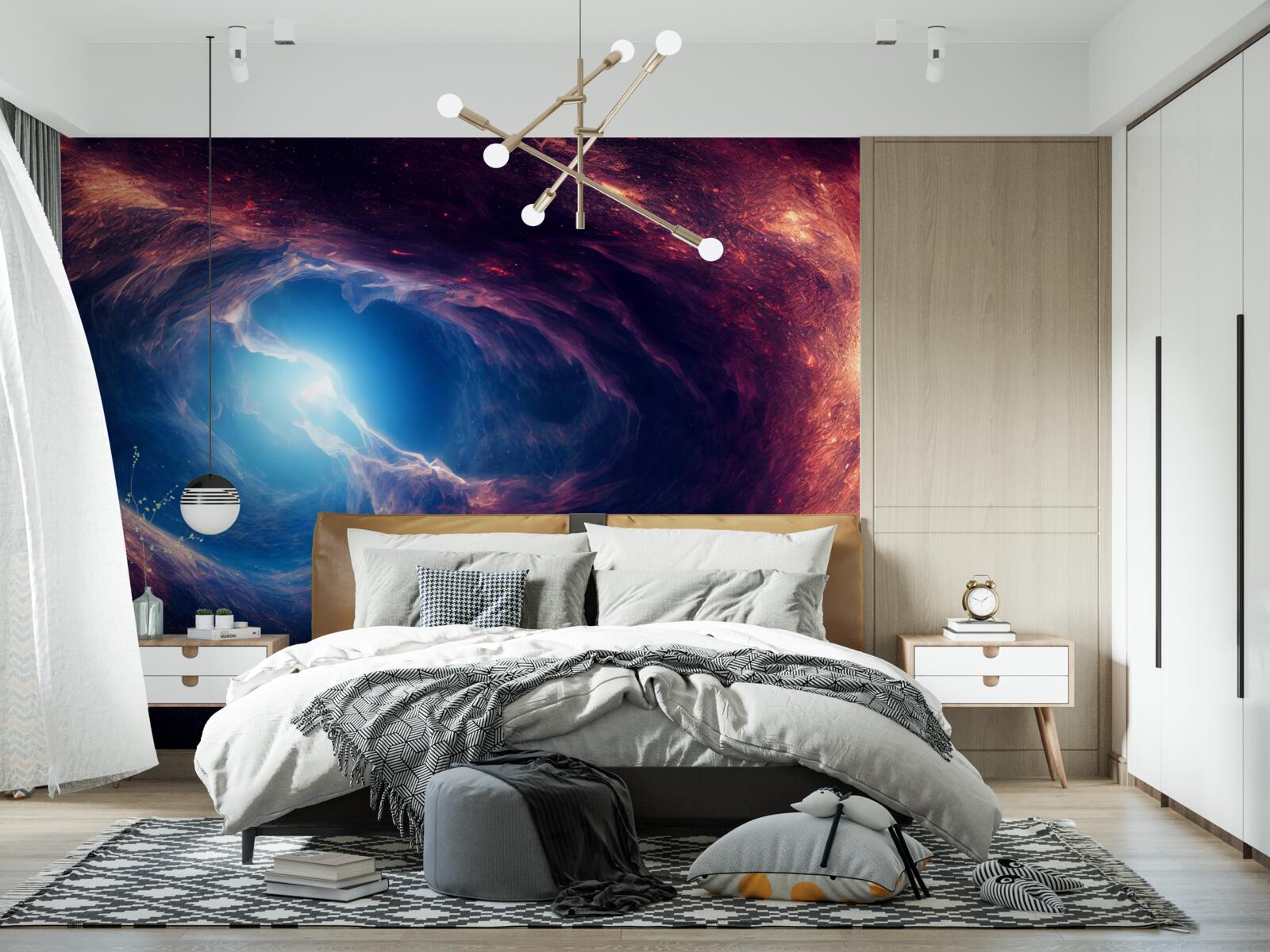 Fotobehang nevels en het kosmische systeem