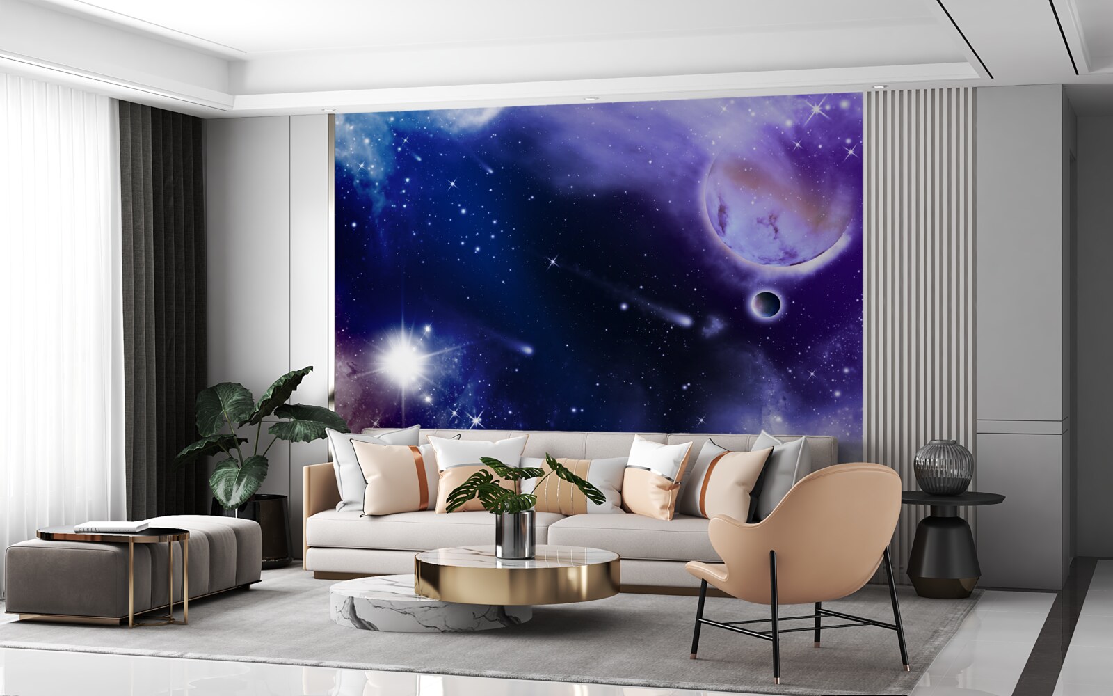 Fotobehang sterrenhemel