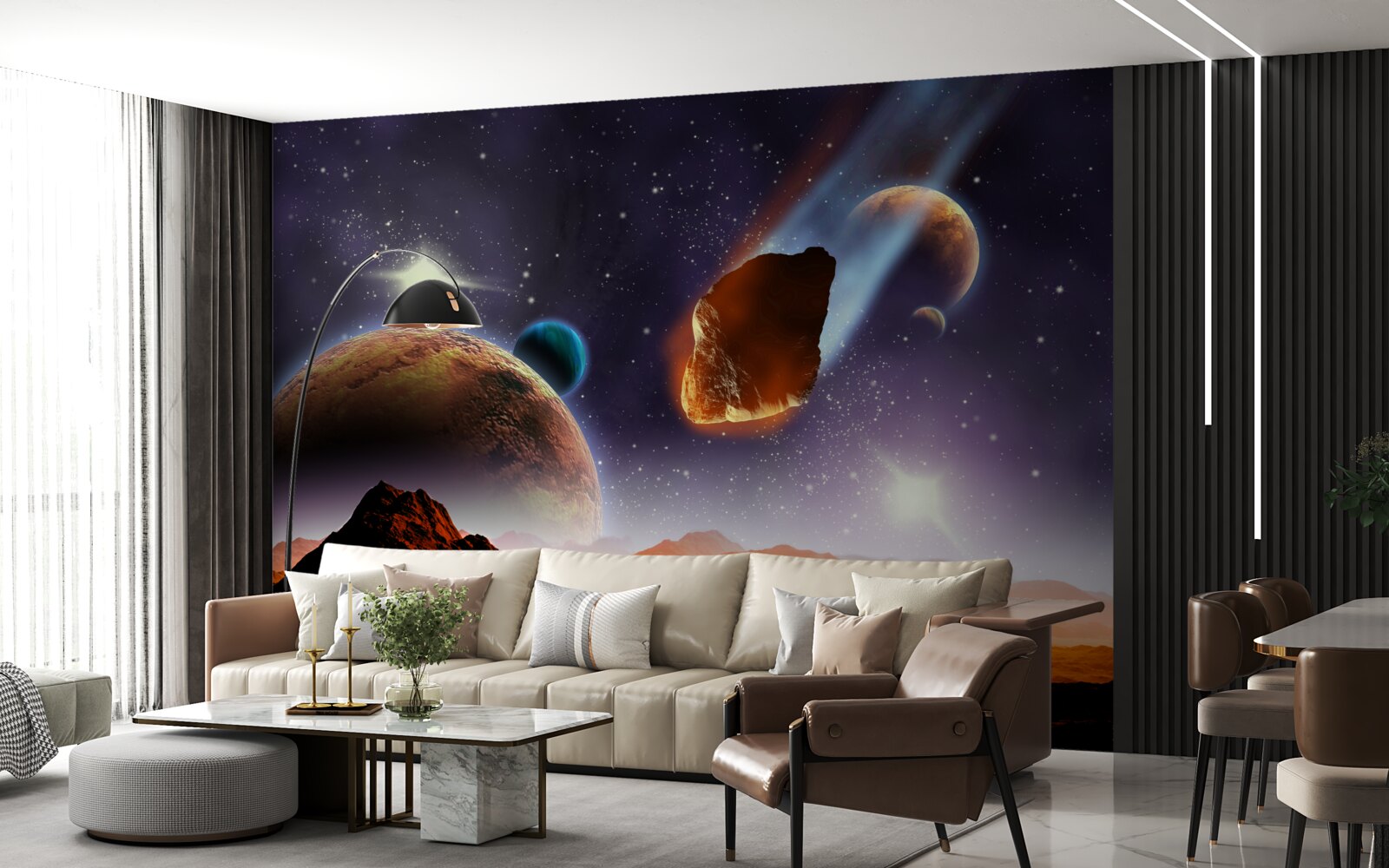 Fotobehang mars onder de hemel