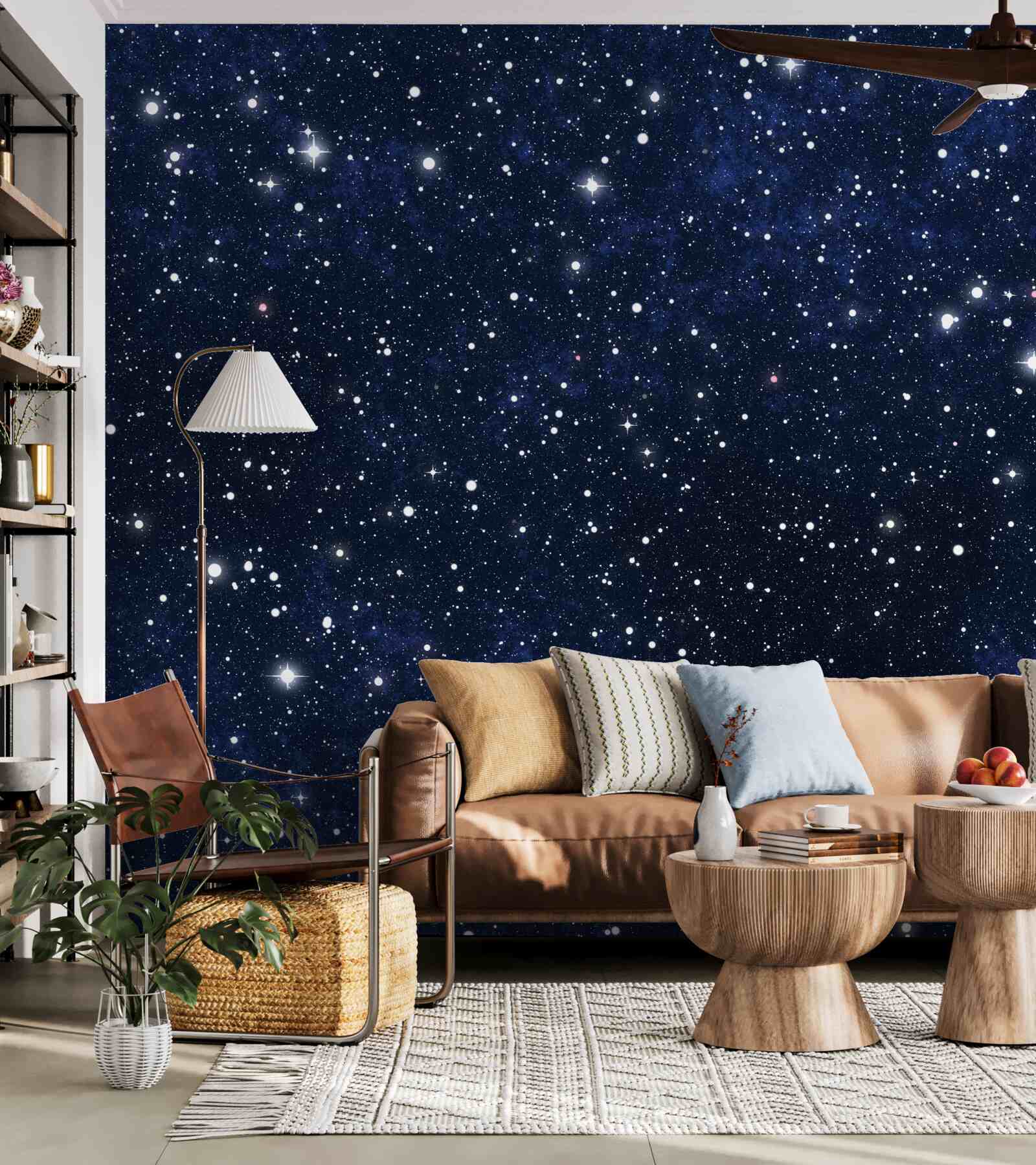 Fotobehang sterrenhemel laag