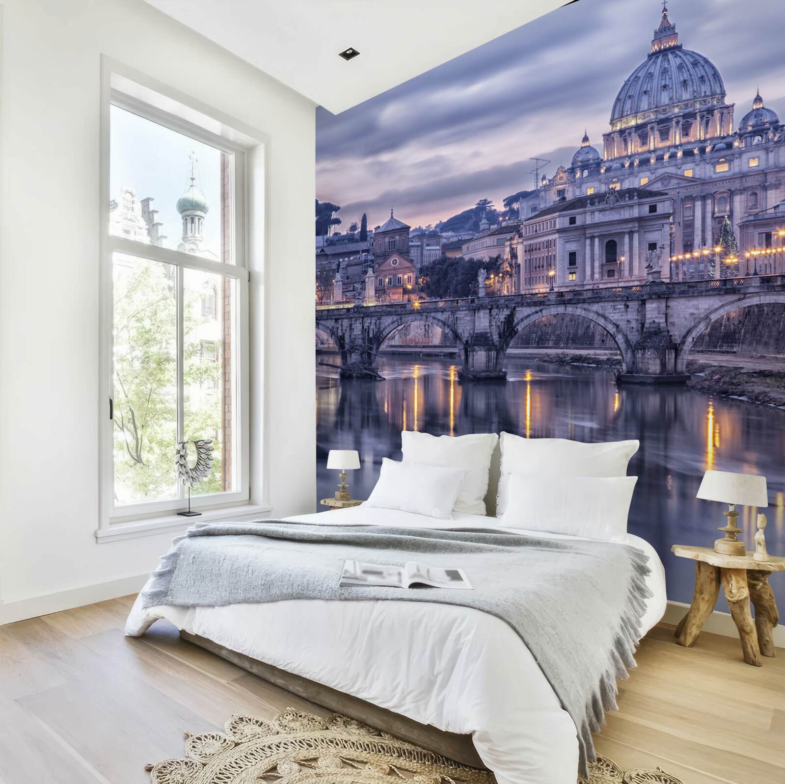 Fotobehang de schemering van rome