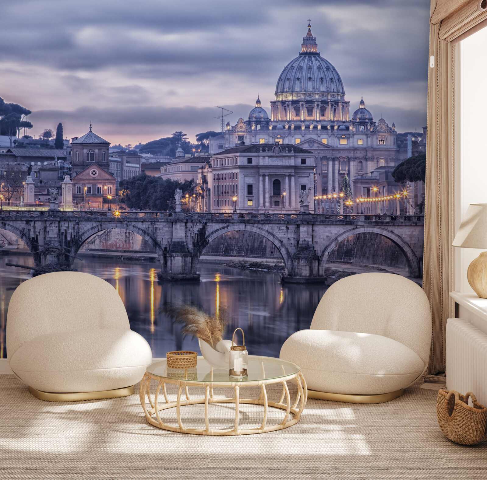 Fotobehang de schemering van rome