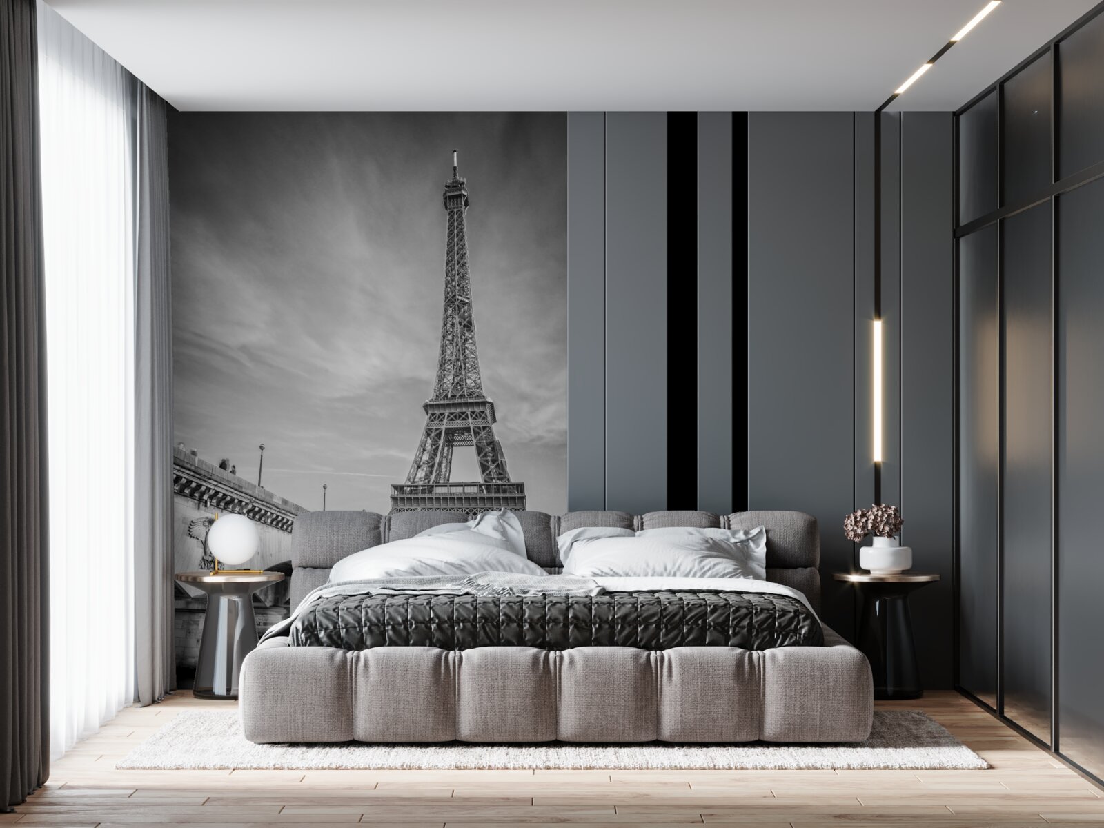 Fotobehang de manier om de eifel te bezoeken