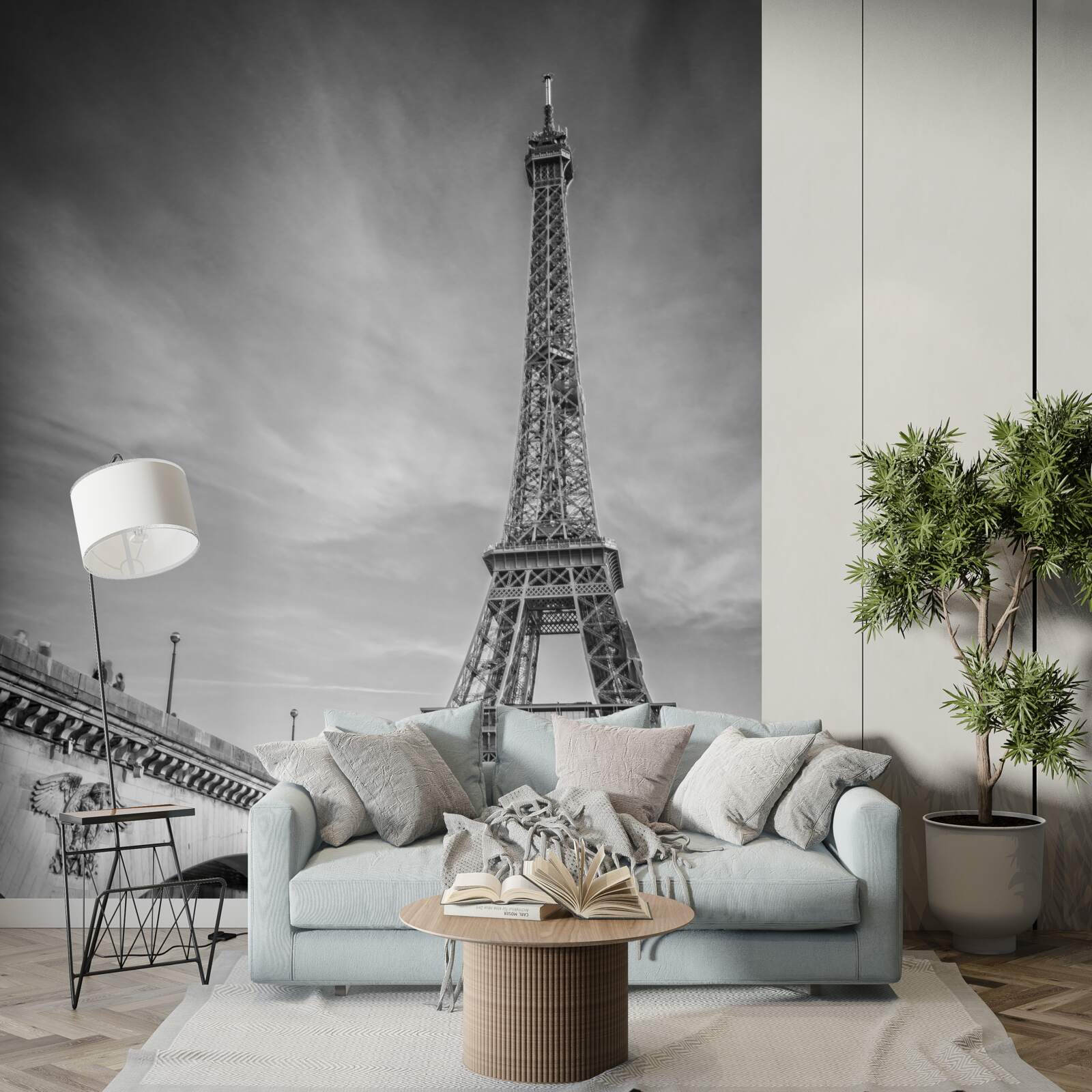 Fotobehang de manier om de eifel te bezoeken