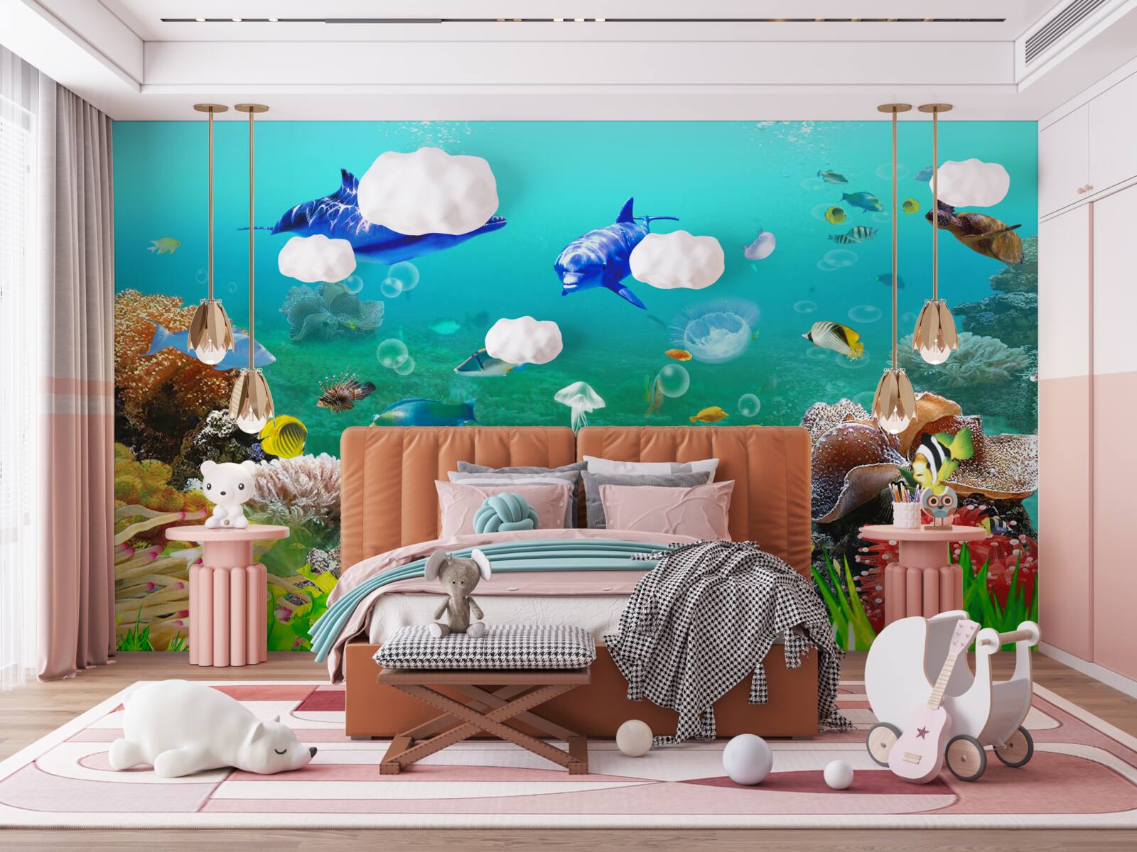 Fotobehang de diversiteit van het onderwaterrijk