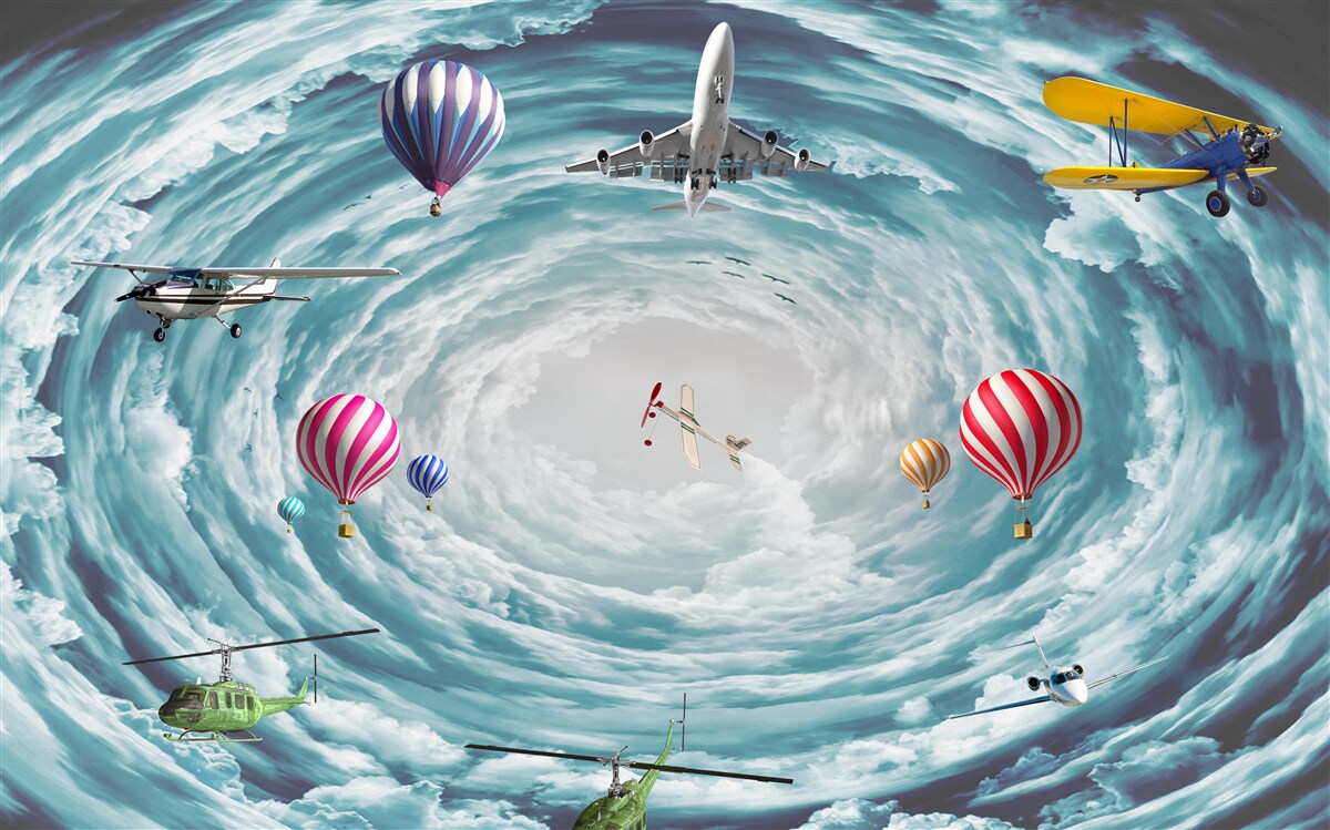 Fotobehang kokende eeuwigheid van kosmische oneindigheid