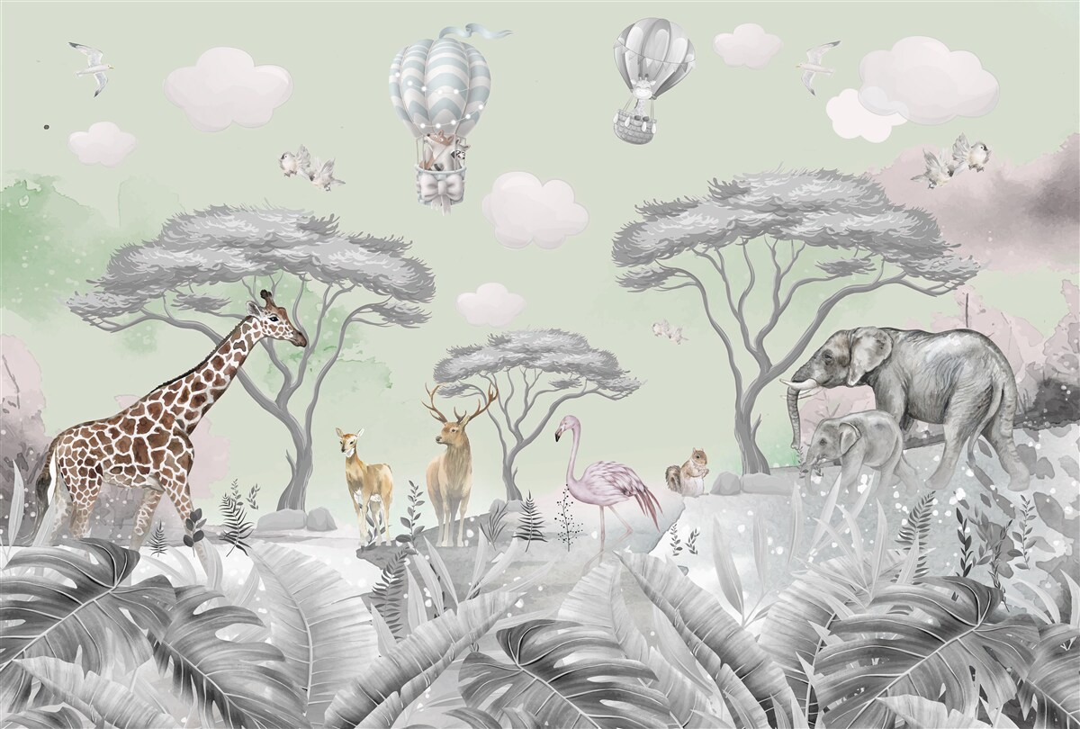 Fotobehang dieren in het wild