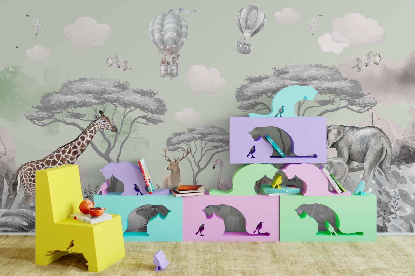 Fotobehang dieren in het wild