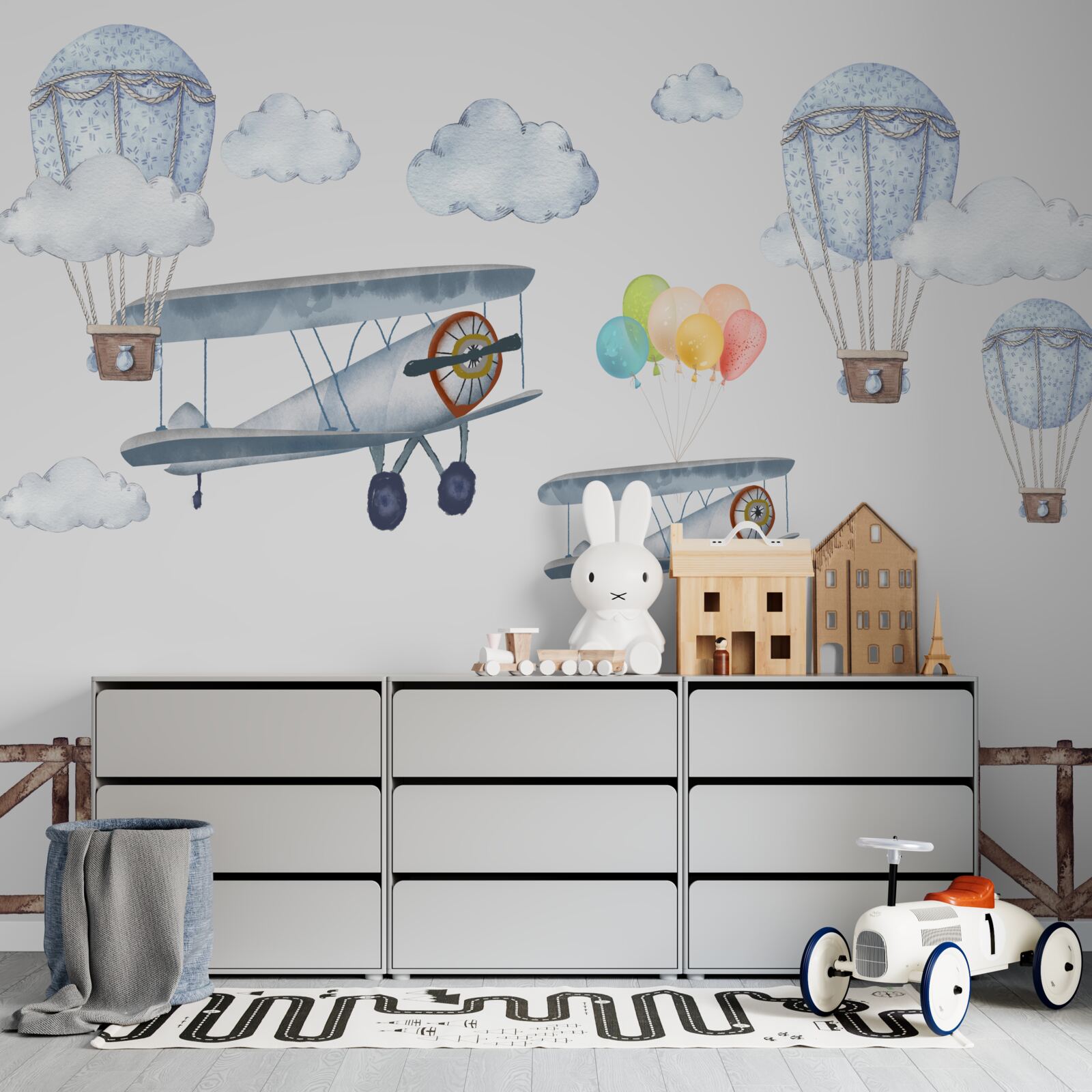 Fotobehang een reis tussen de hemelen