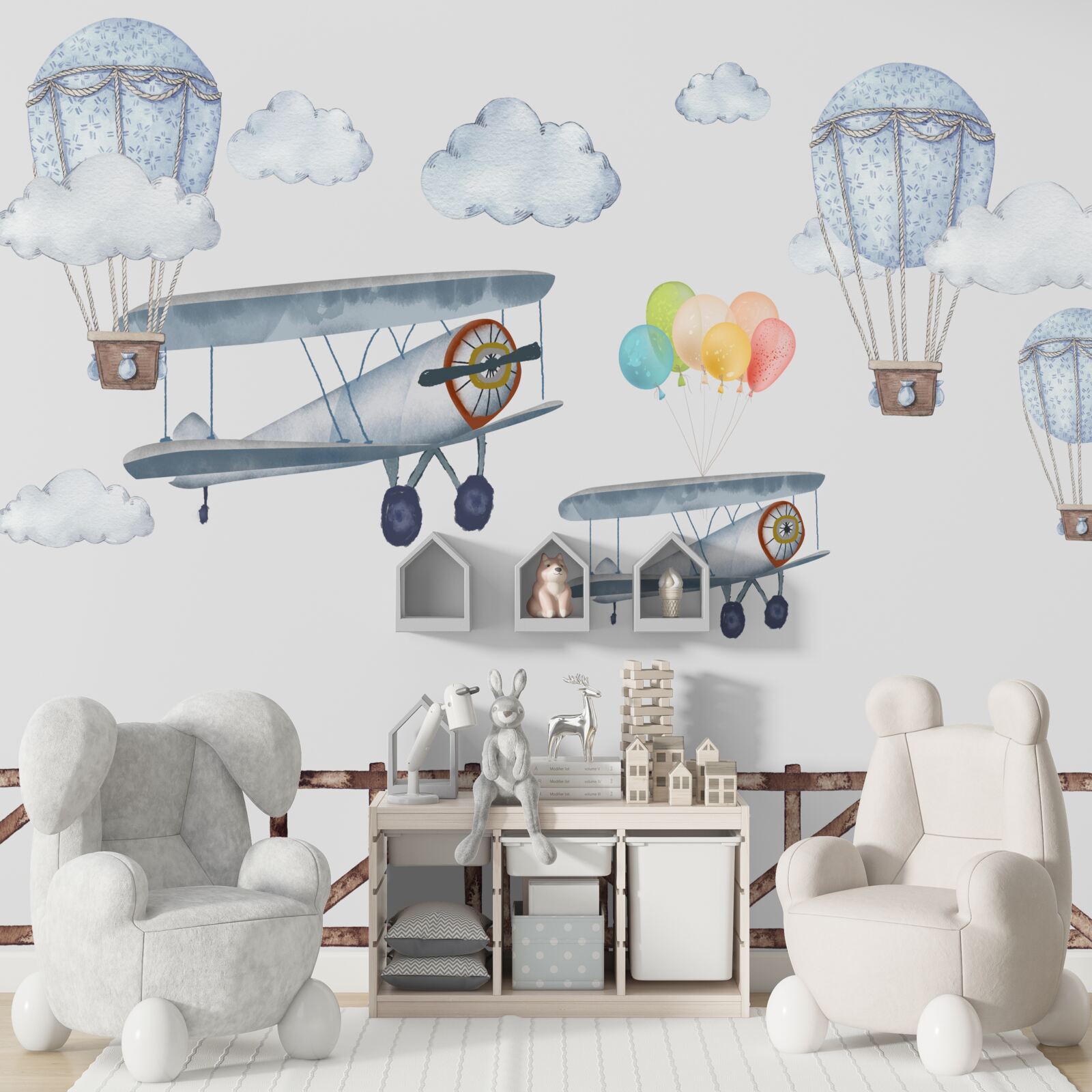 Fotobehang een reis tussen de hemelen